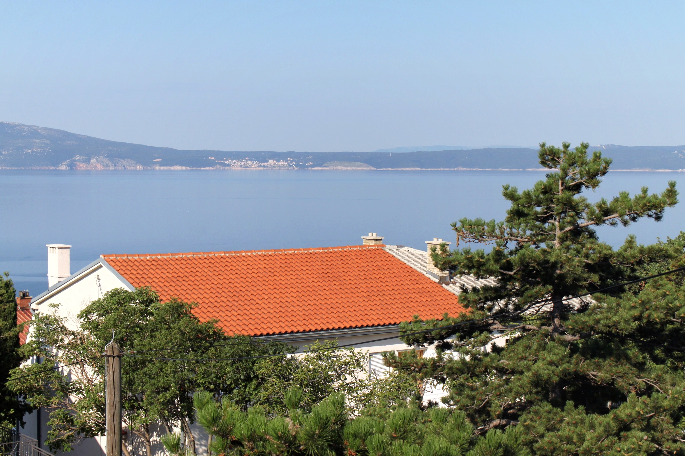Two bedroom apartment with balcony and sea view Novi Vinodolski  A-a