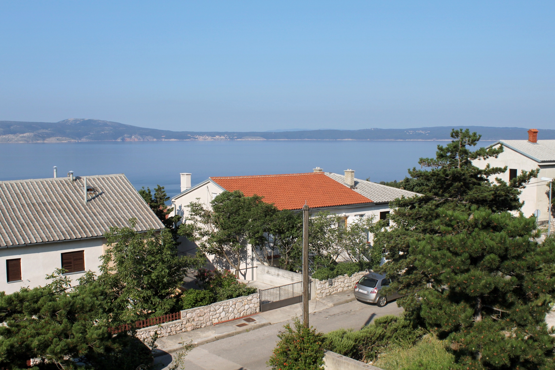 Two bedroom apartment with balcony and sea view Novi Vinodolski  A-b