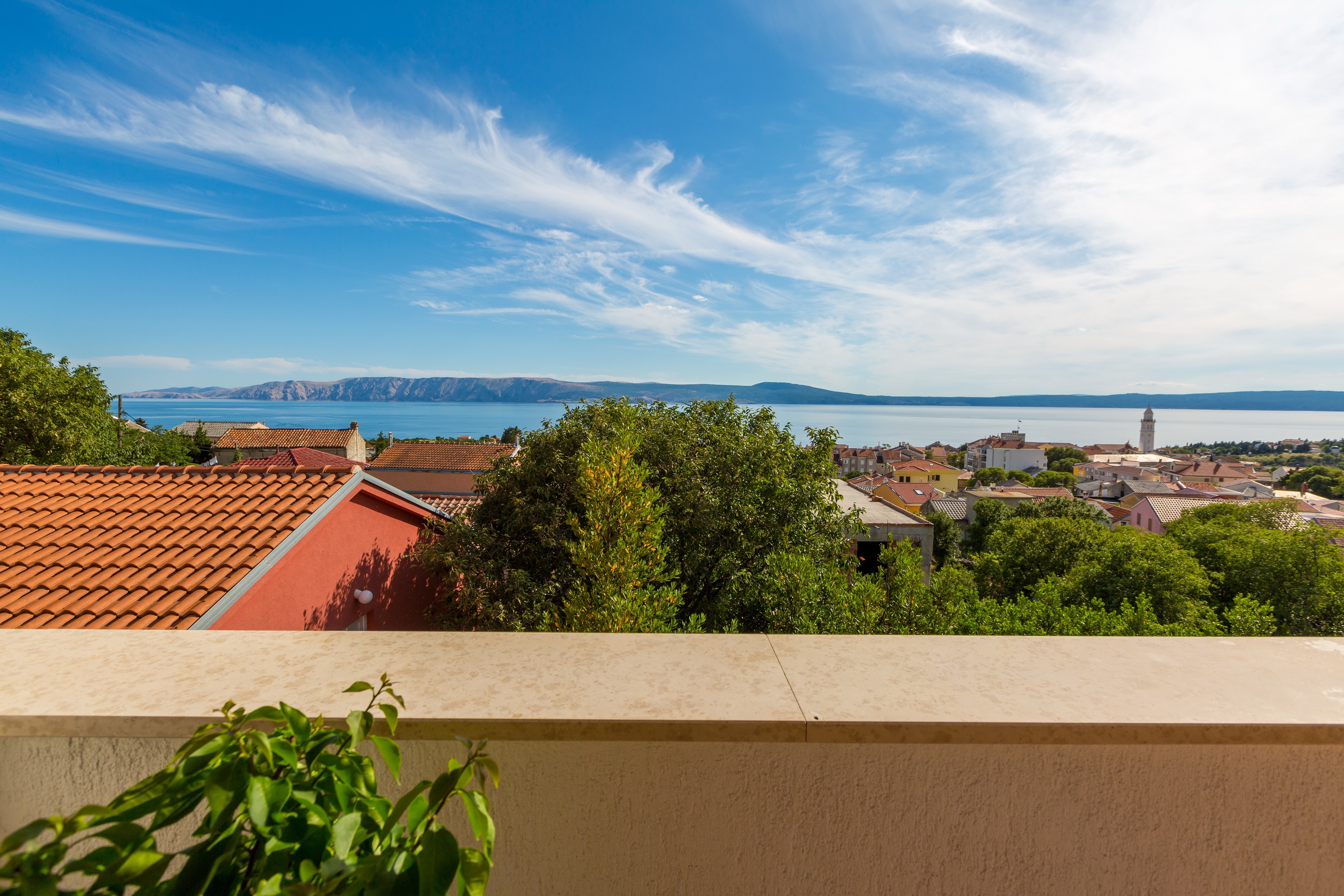 Two bedroom apartment with terrace and sea view Novi Vinodolski  A-a