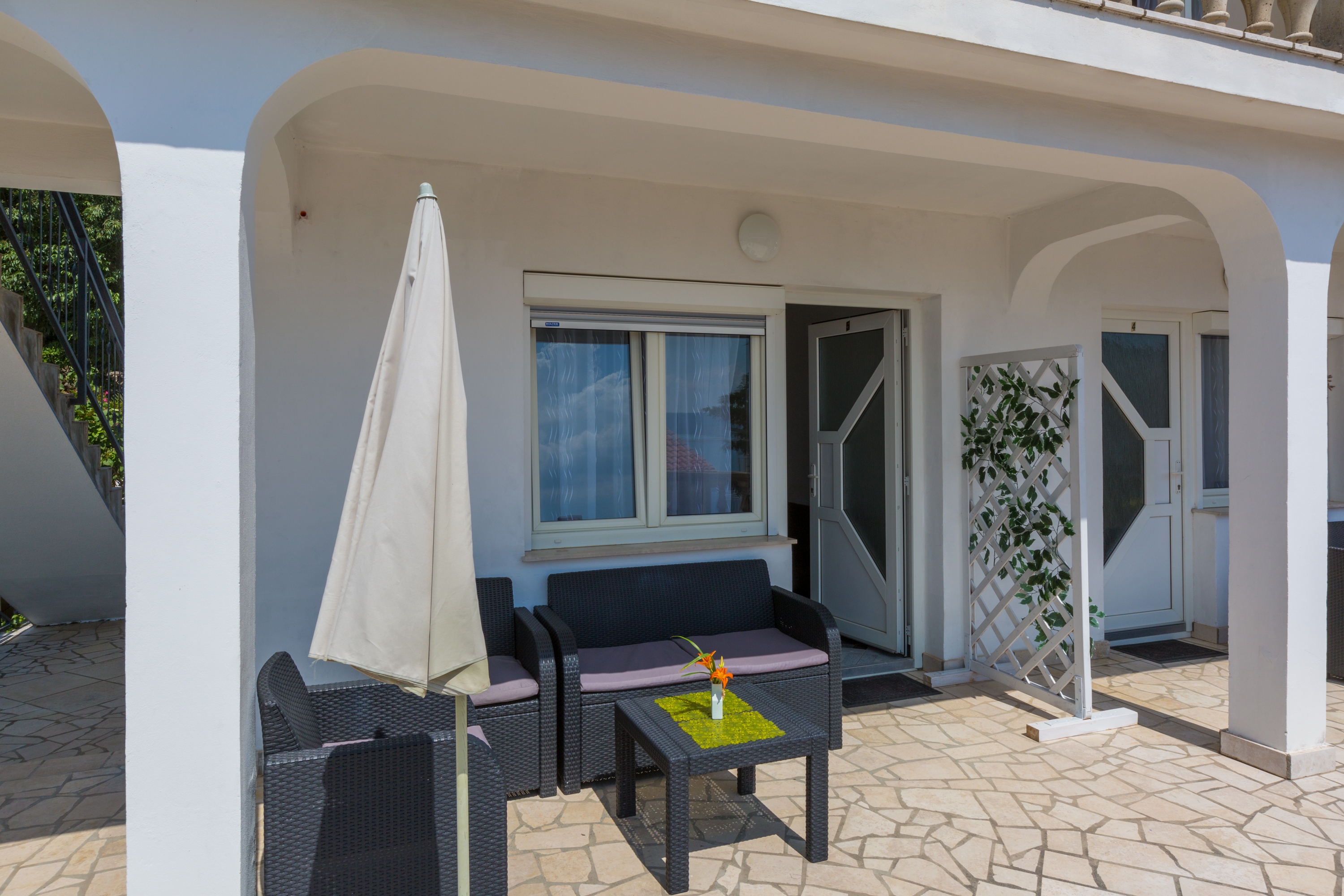One bedroom apartment with terrace and sea view Dramalj, Crikvenica  A-a