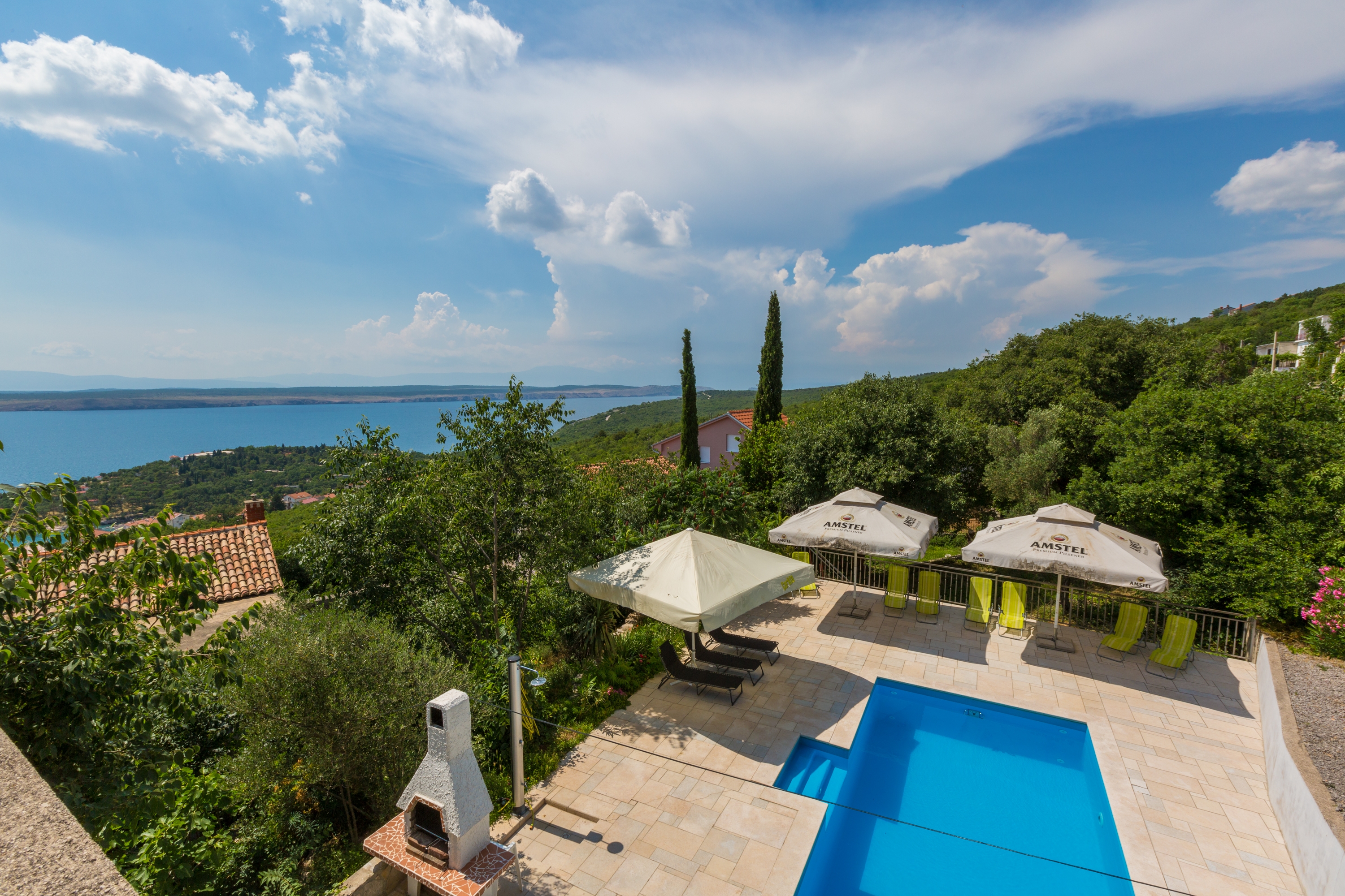 One bedroom apartment with terrace and sea view Dramalj, Crikvenica  A-a