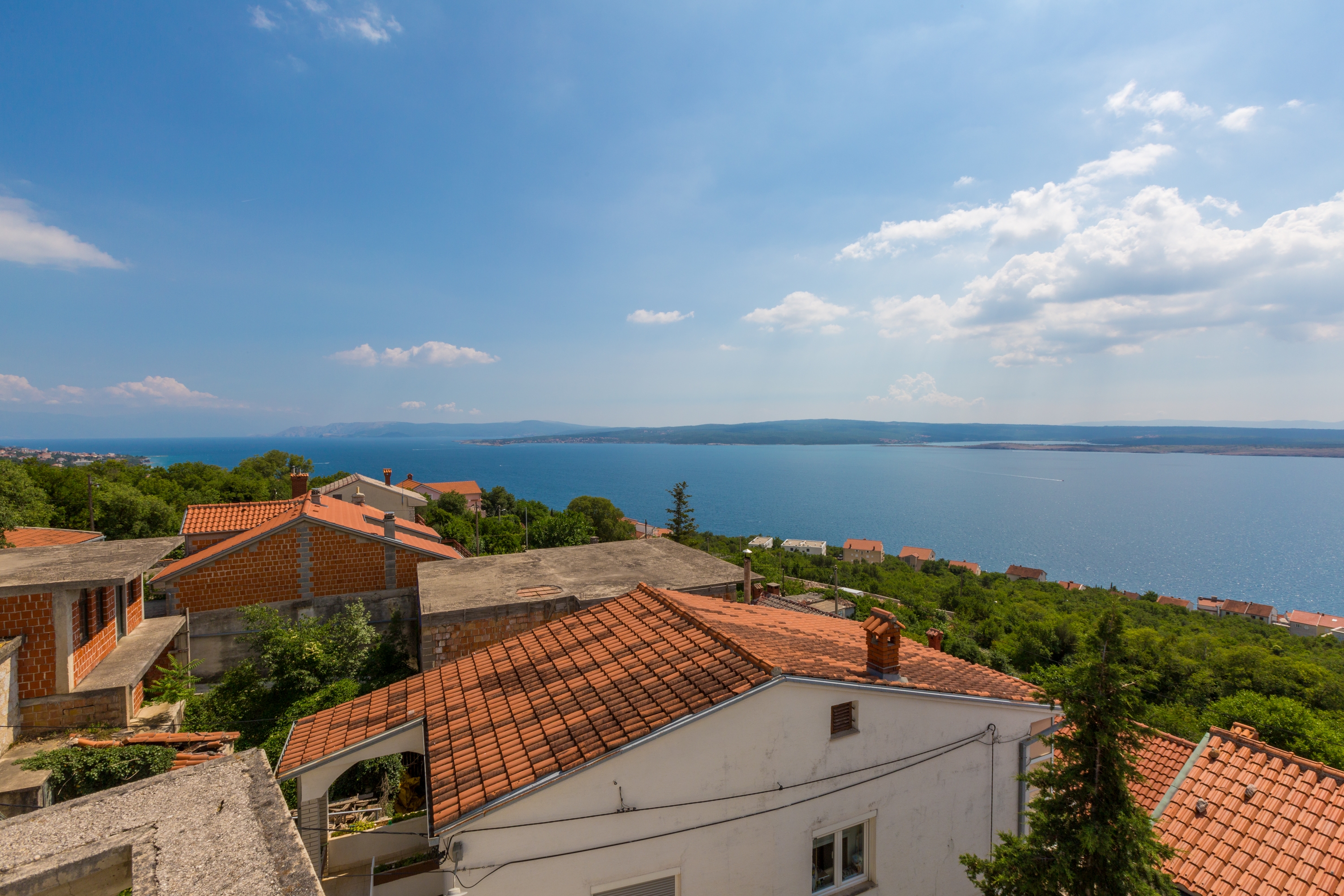 Two bedroom apartment with terrace and sea view Dramalj, Crikvenica  A-c