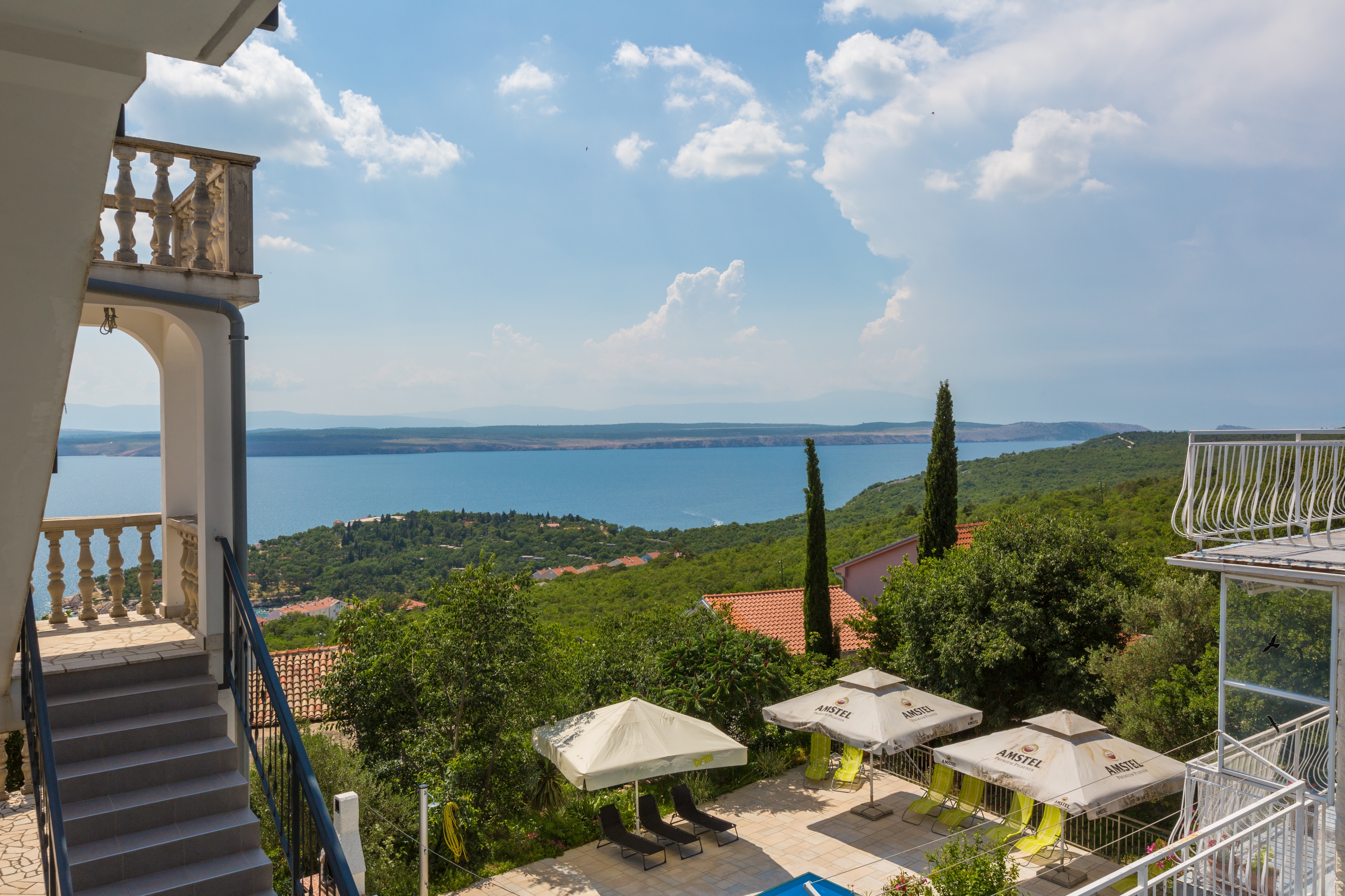 Studio flat with balcony and sea view Dramalj, Crikvenica  AS-b