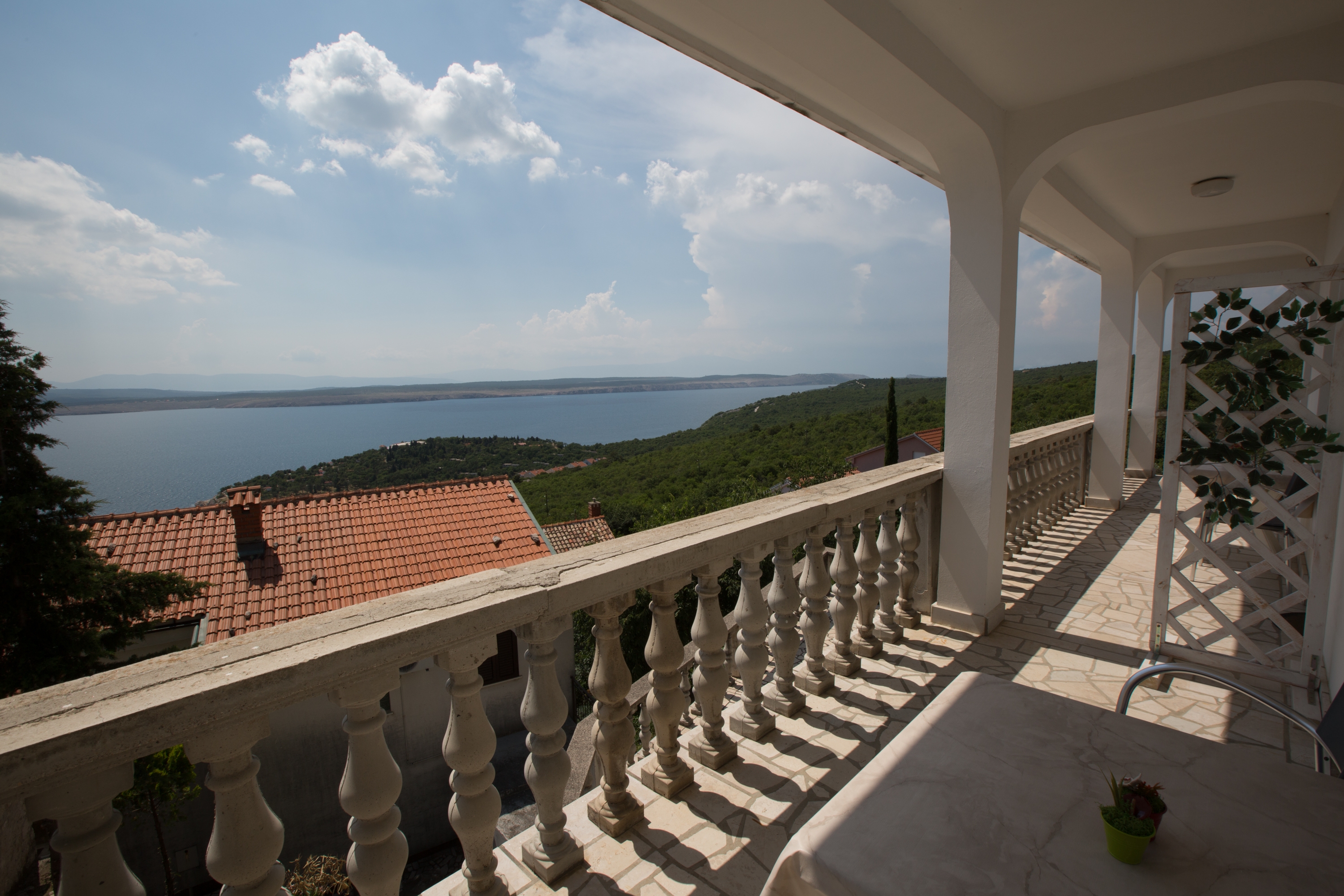 Studio flat with balcony and sea view Dramalj, Crikvenica  AS-c