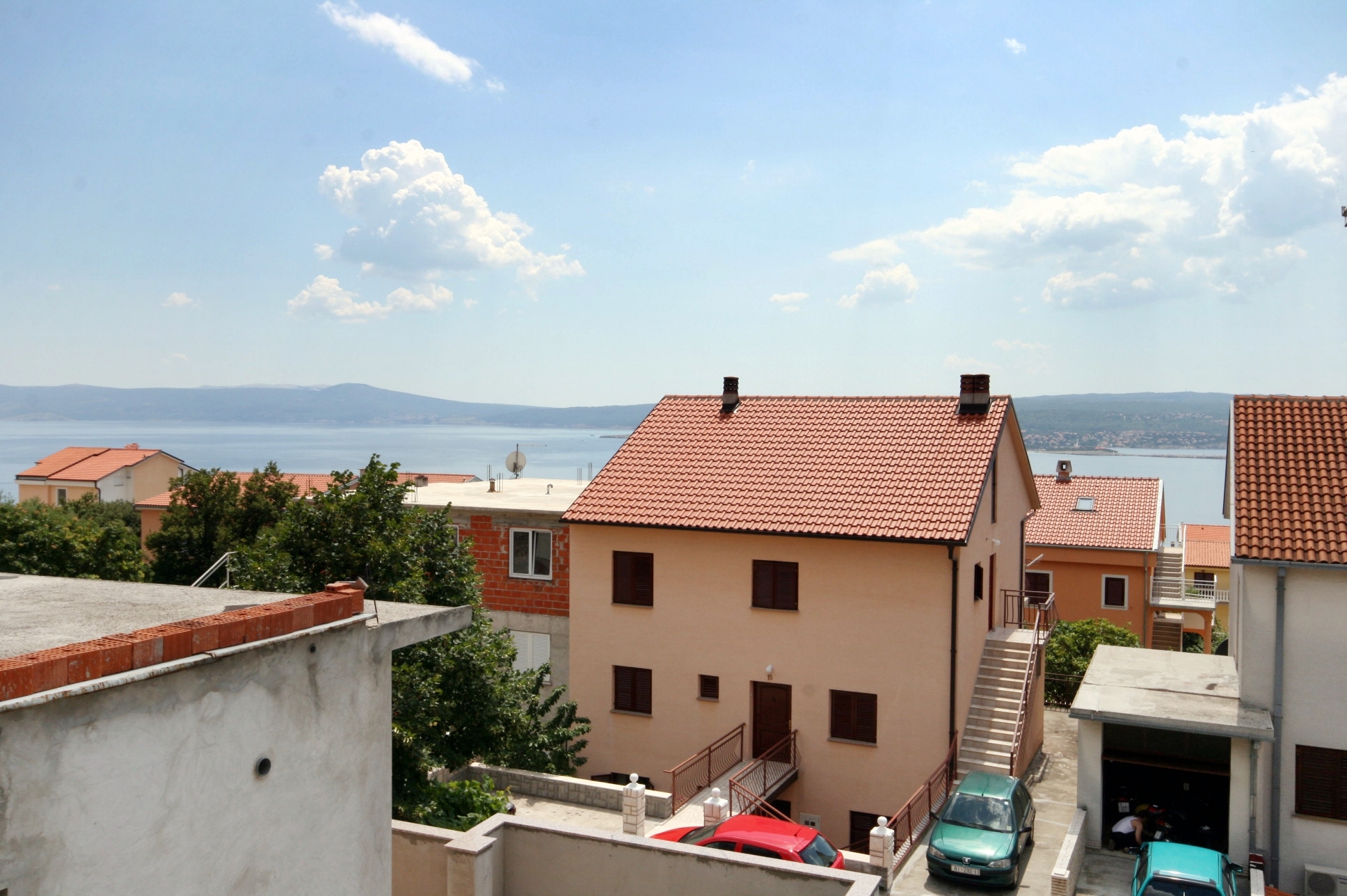 One bedroom apartment with terrace and sea view Crikvenica  A-d
