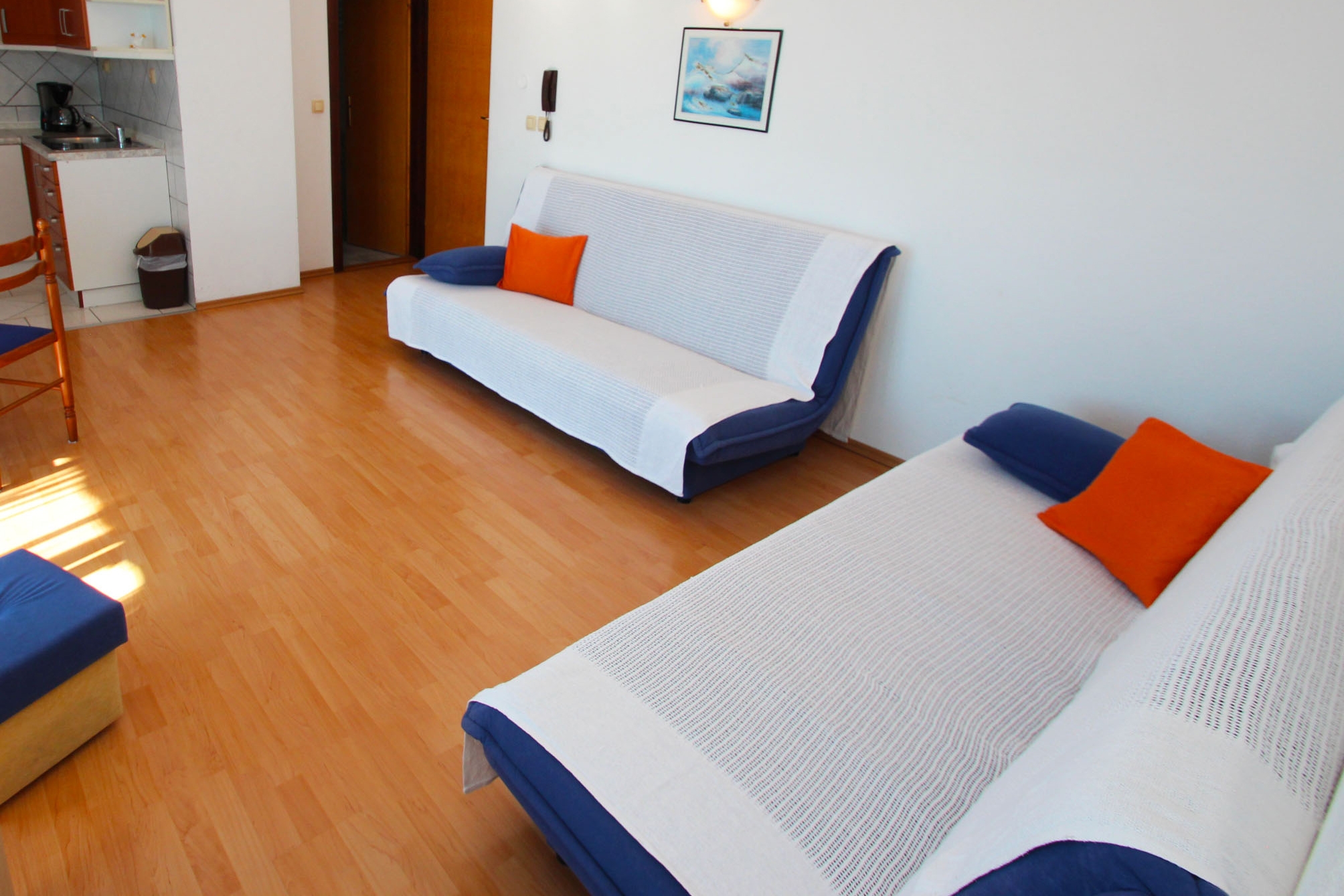 One bedroom apartment with terrace and sea view Crikvenica (A-5553-e)