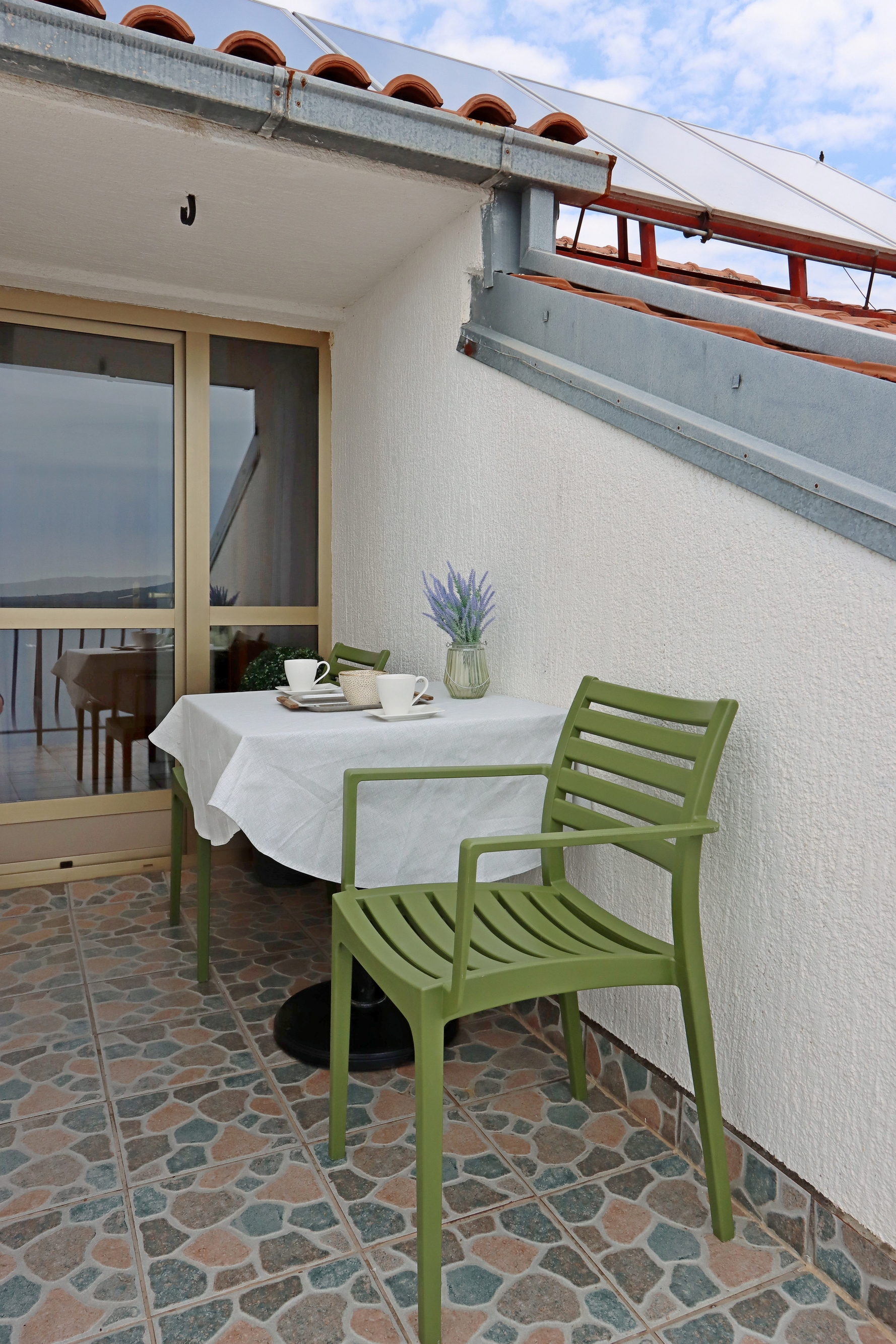 Studio flat with balcony and sea view Crikvenica  AS-f
