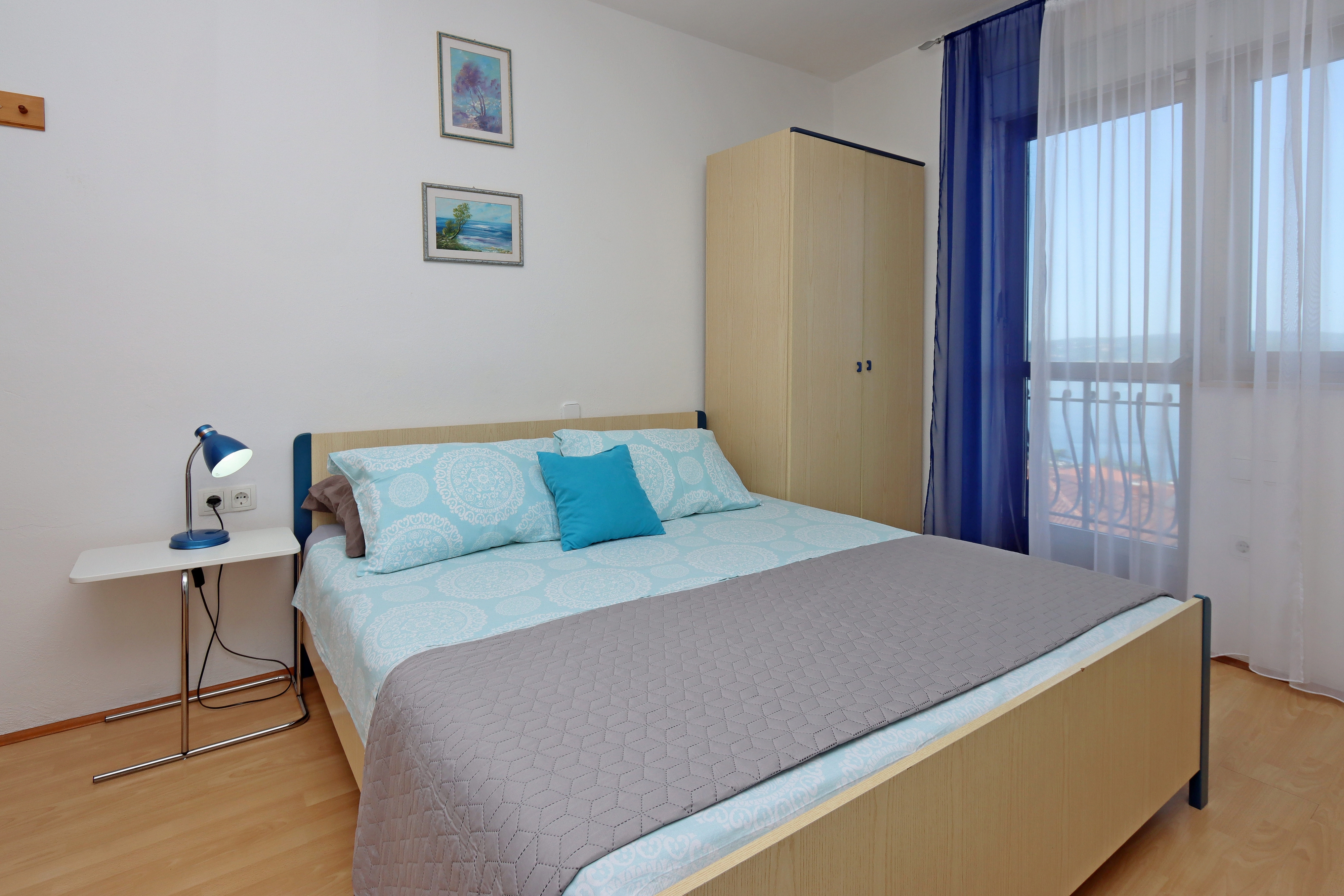 Studio flat with balcony and sea view Crikvenica (AS-5555-g)