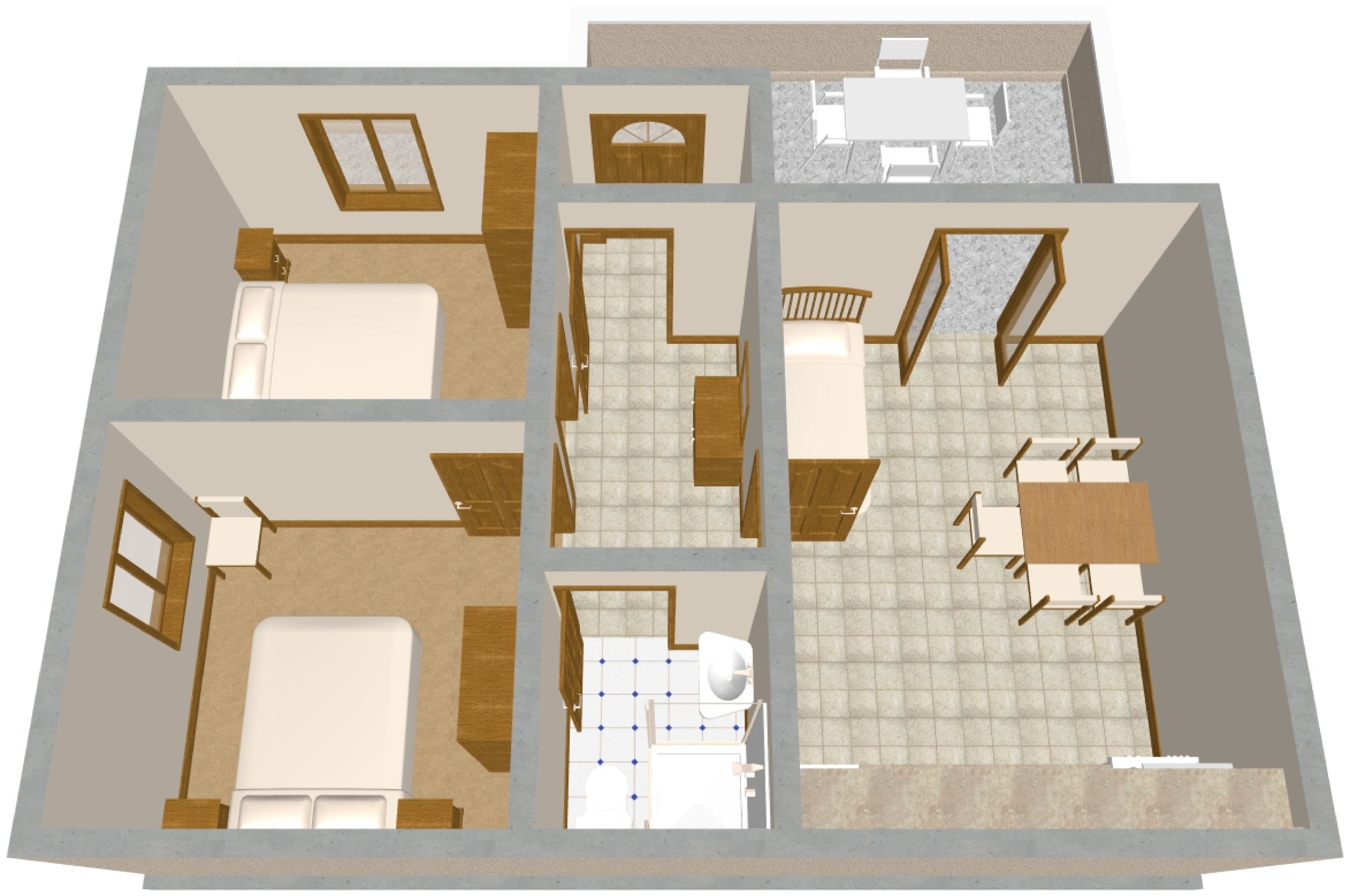 Two bedroom apartment near beach Tri Žala, Korčula  A-a