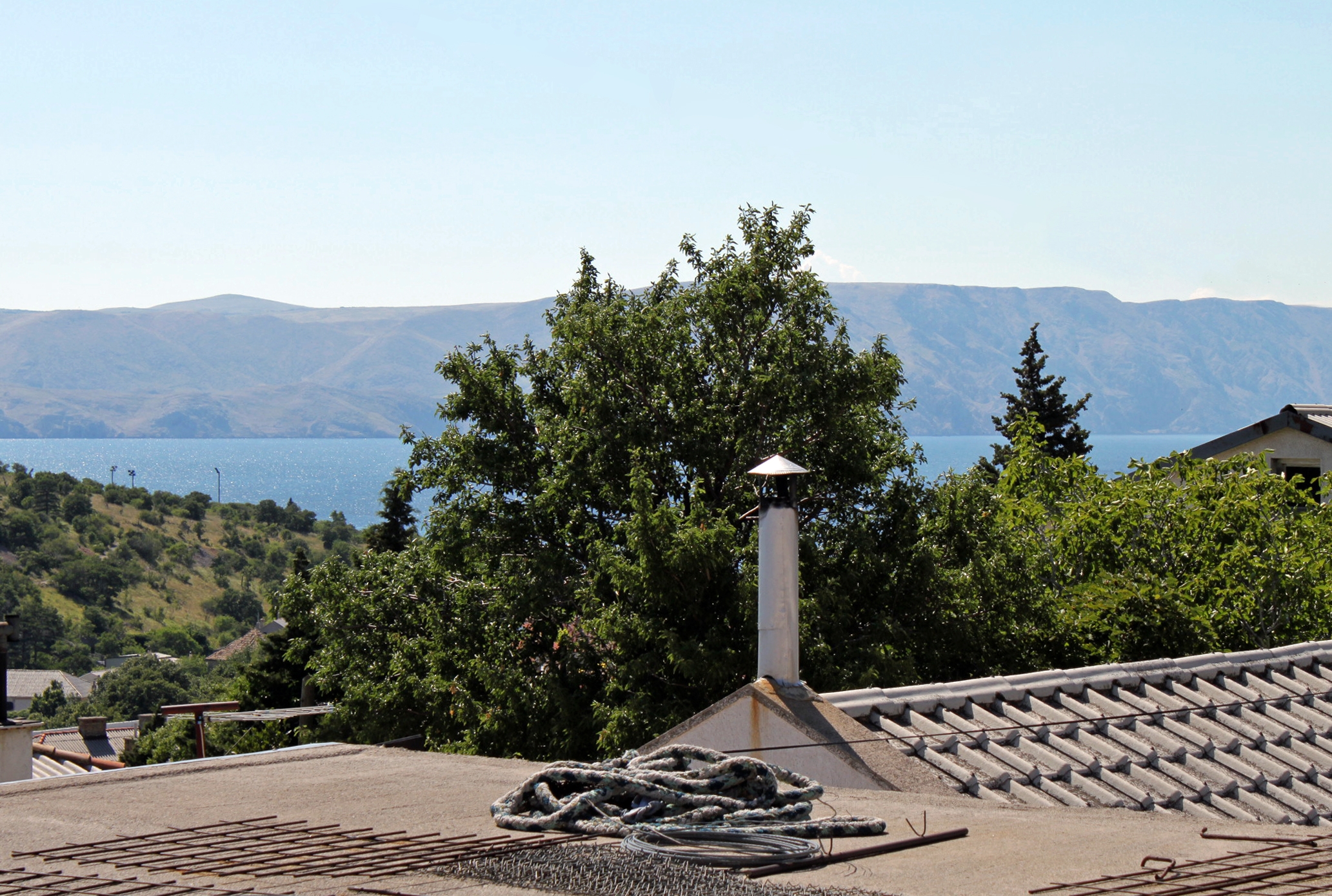 One bedroom apartment with balcony and sea view Senj  A-b