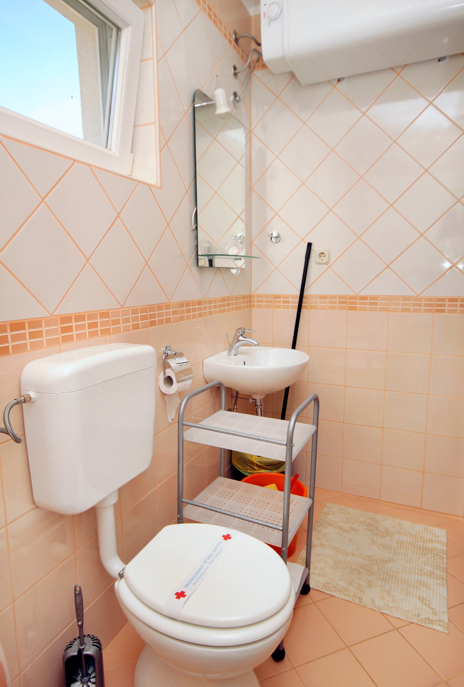One bedroom apartment with terrace and sea view Senj  A-c