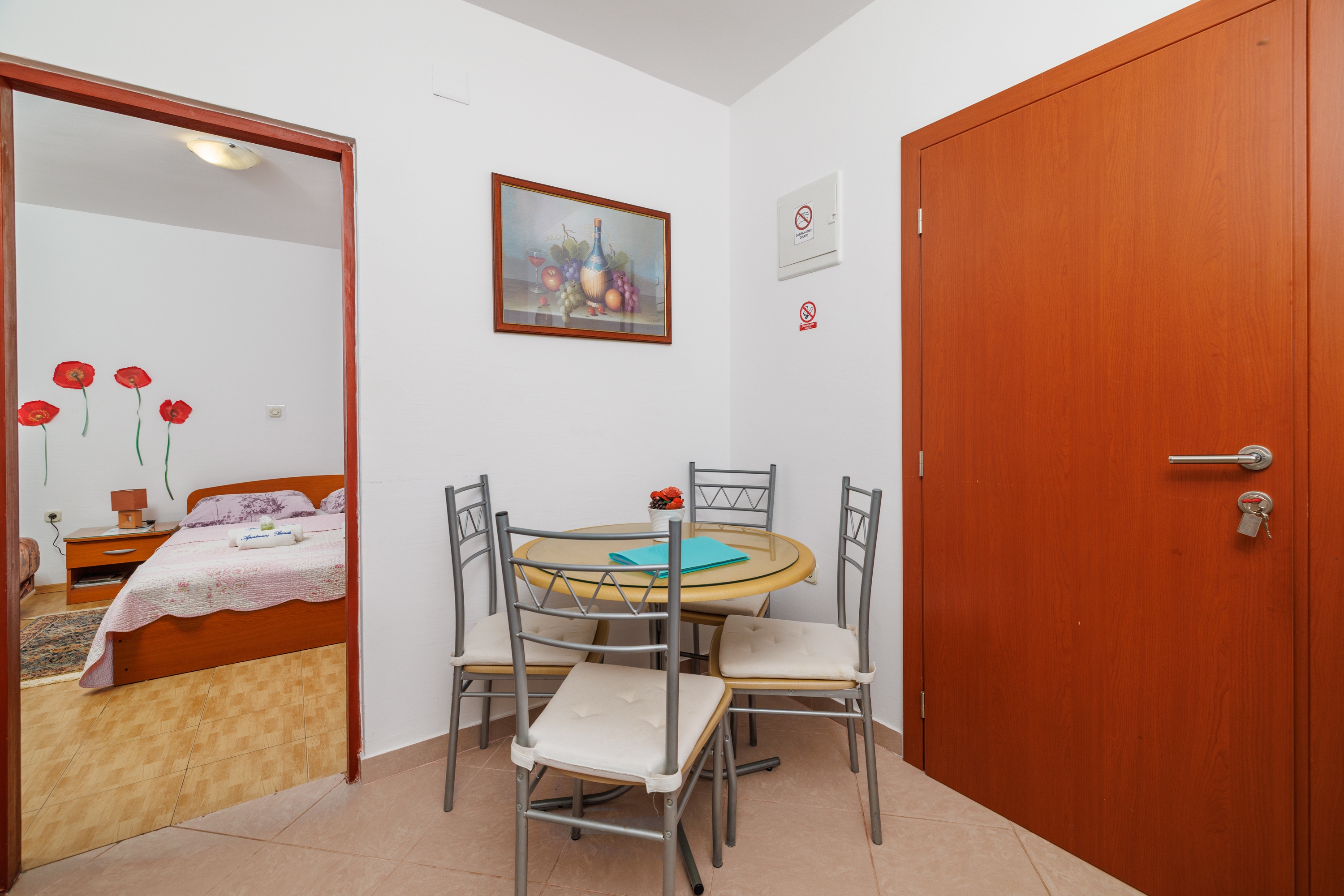 One bedroom apartment with terrace and sea view Senj (A-5569-c)