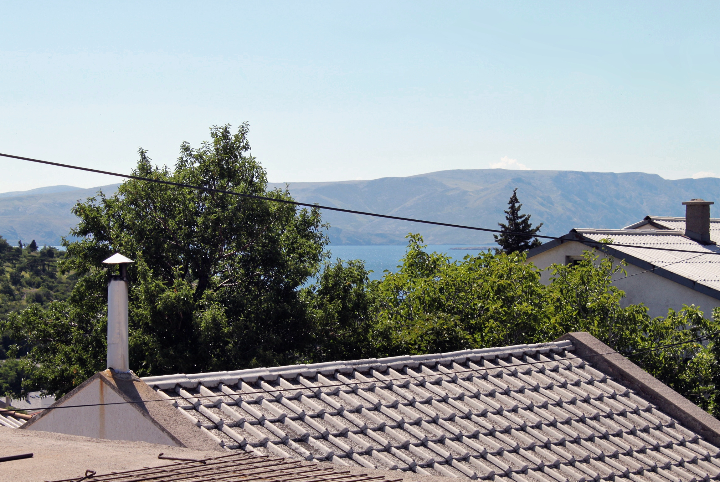 One bedroom apartment with terrace and sea view Senj  A-c