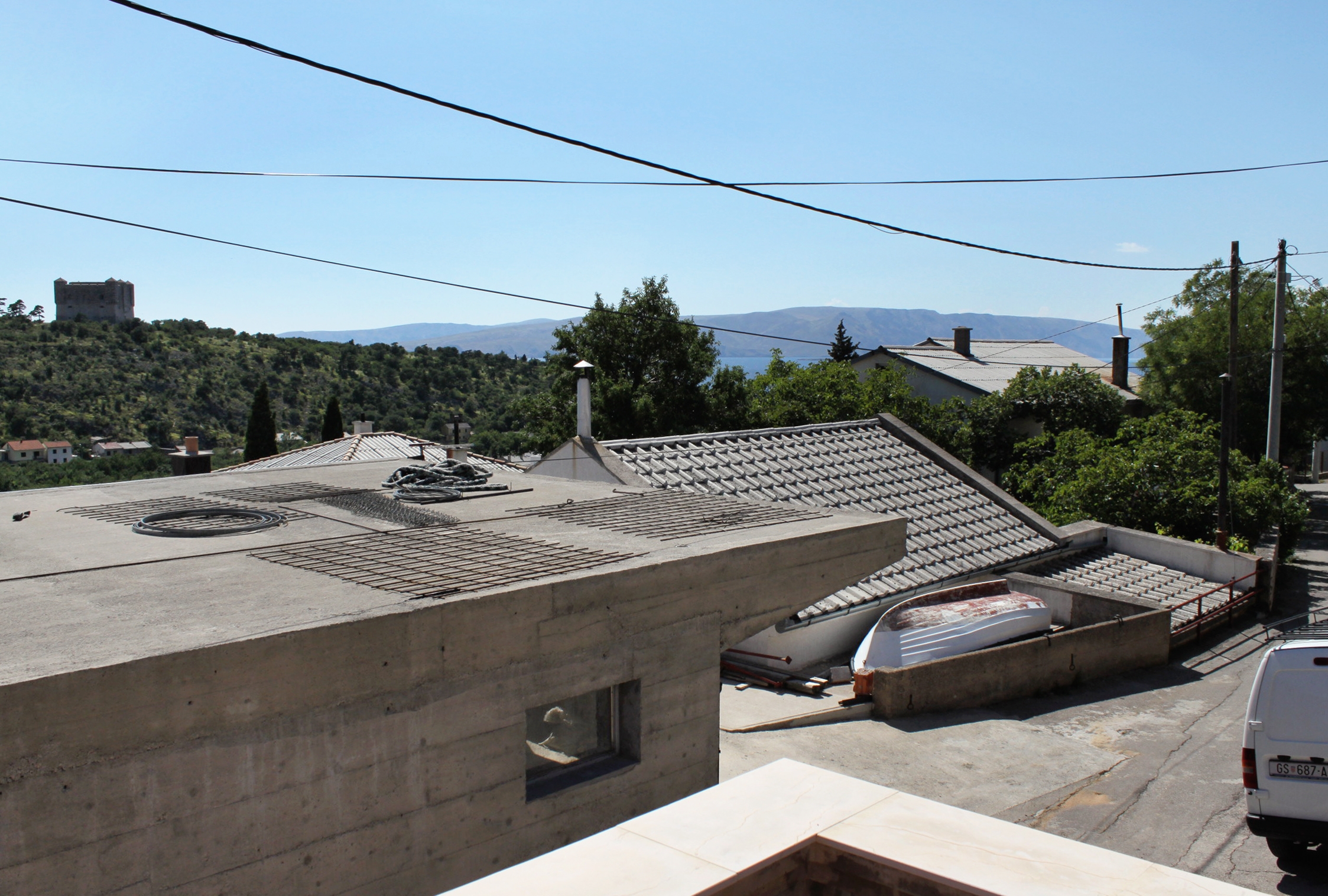 One bedroom apartment with terrace and sea view Senj  A-c