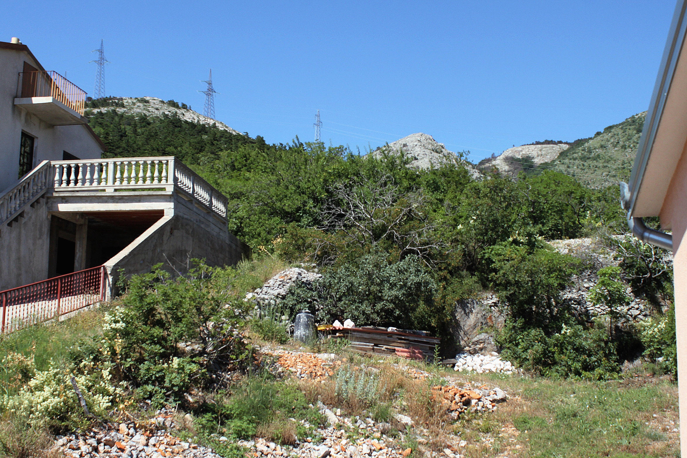 One bedroom apartment with terrace and sea view Senj  A-c