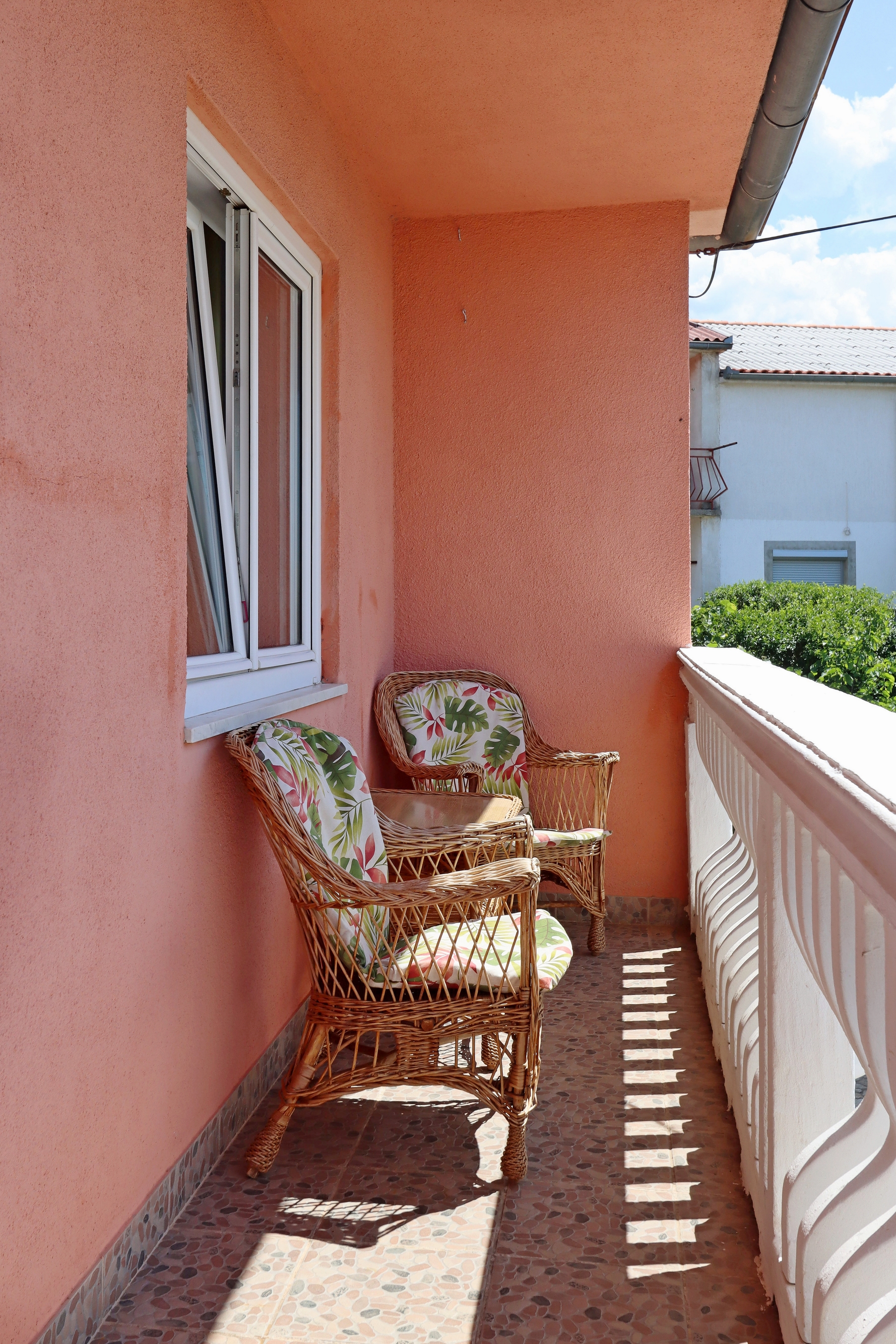 Two bedroom apartment with terrace and sea view Senj  A-b