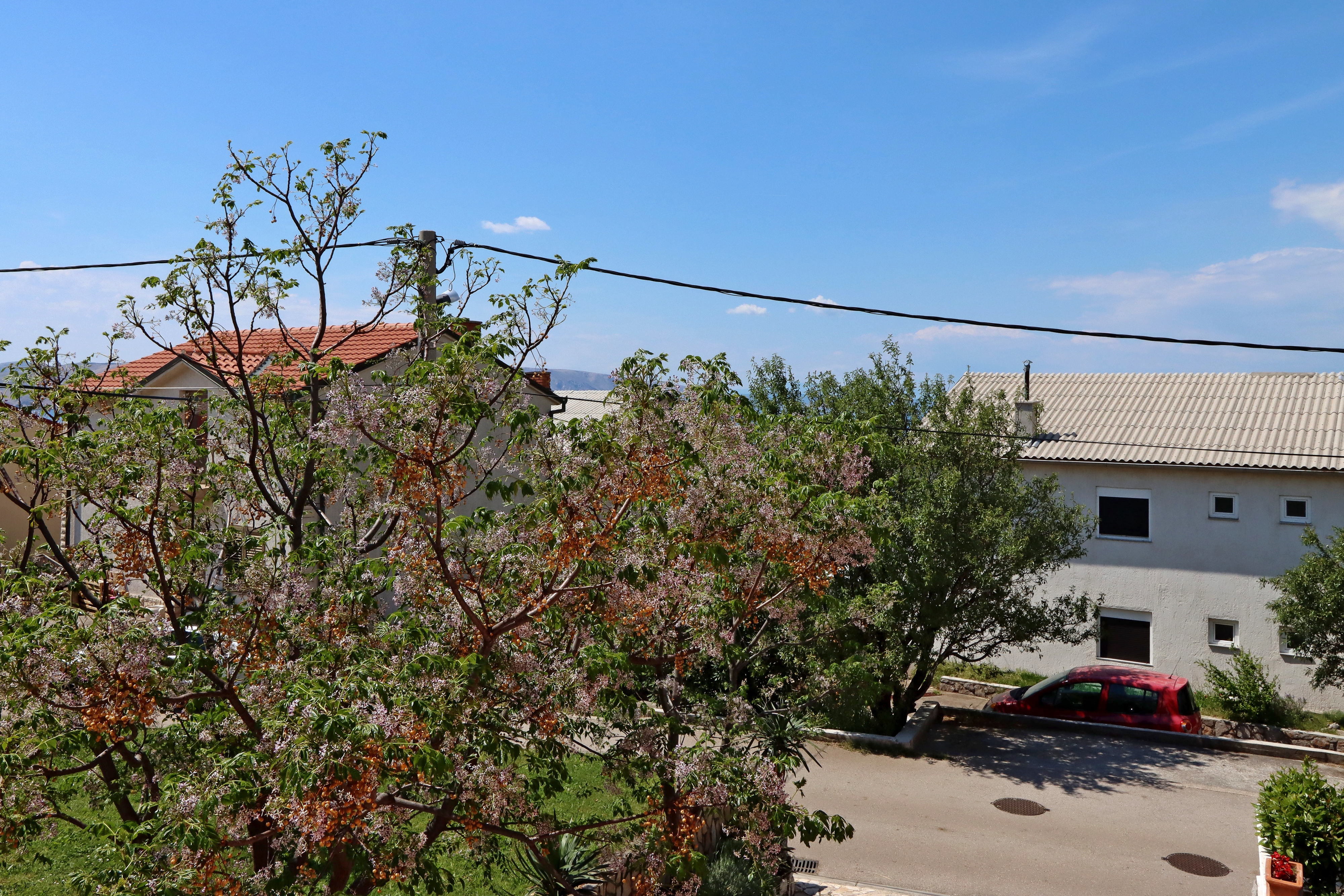 Two bedroom apartment with terrace and sea view Senj  A-b