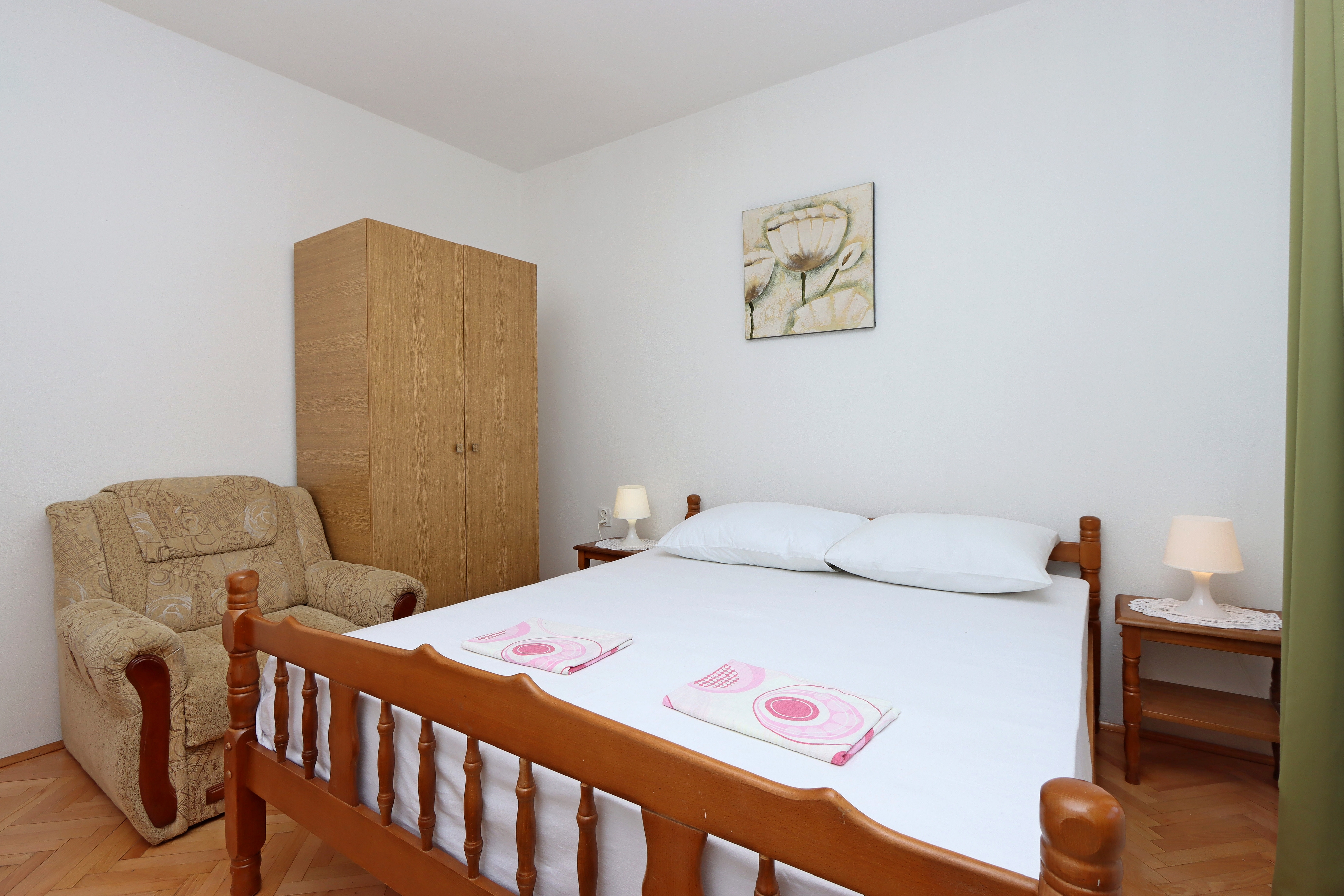 Two bedroom apartment with terrace and sea view Senj  A-b