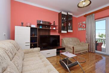 Senj, Obývací pokoj v ubytování typu apartment, WiFi.