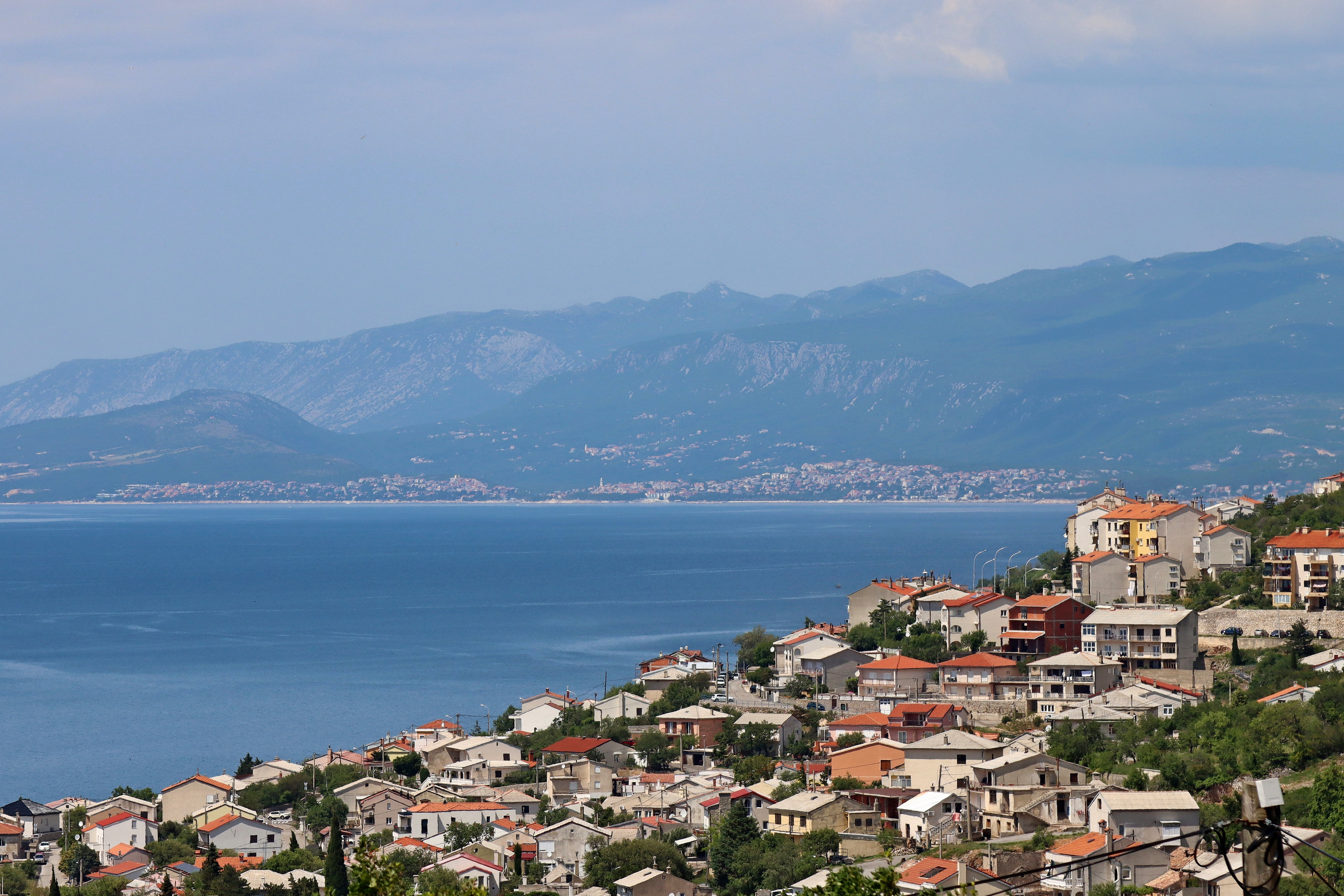 Two bedroom apartment with terrace and sea view Senj  A-b
