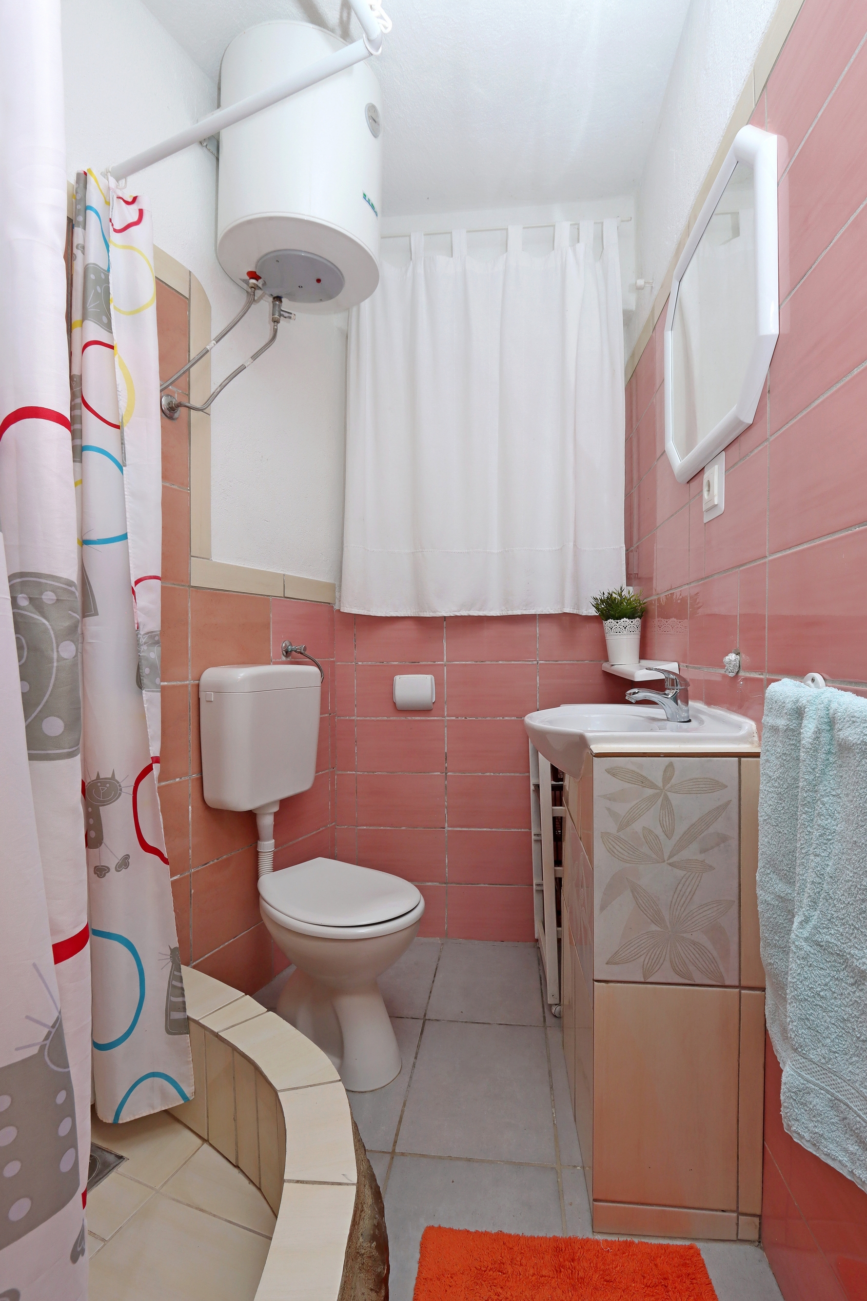 One bedroom apartment with terrace and sea view Senj  A-c