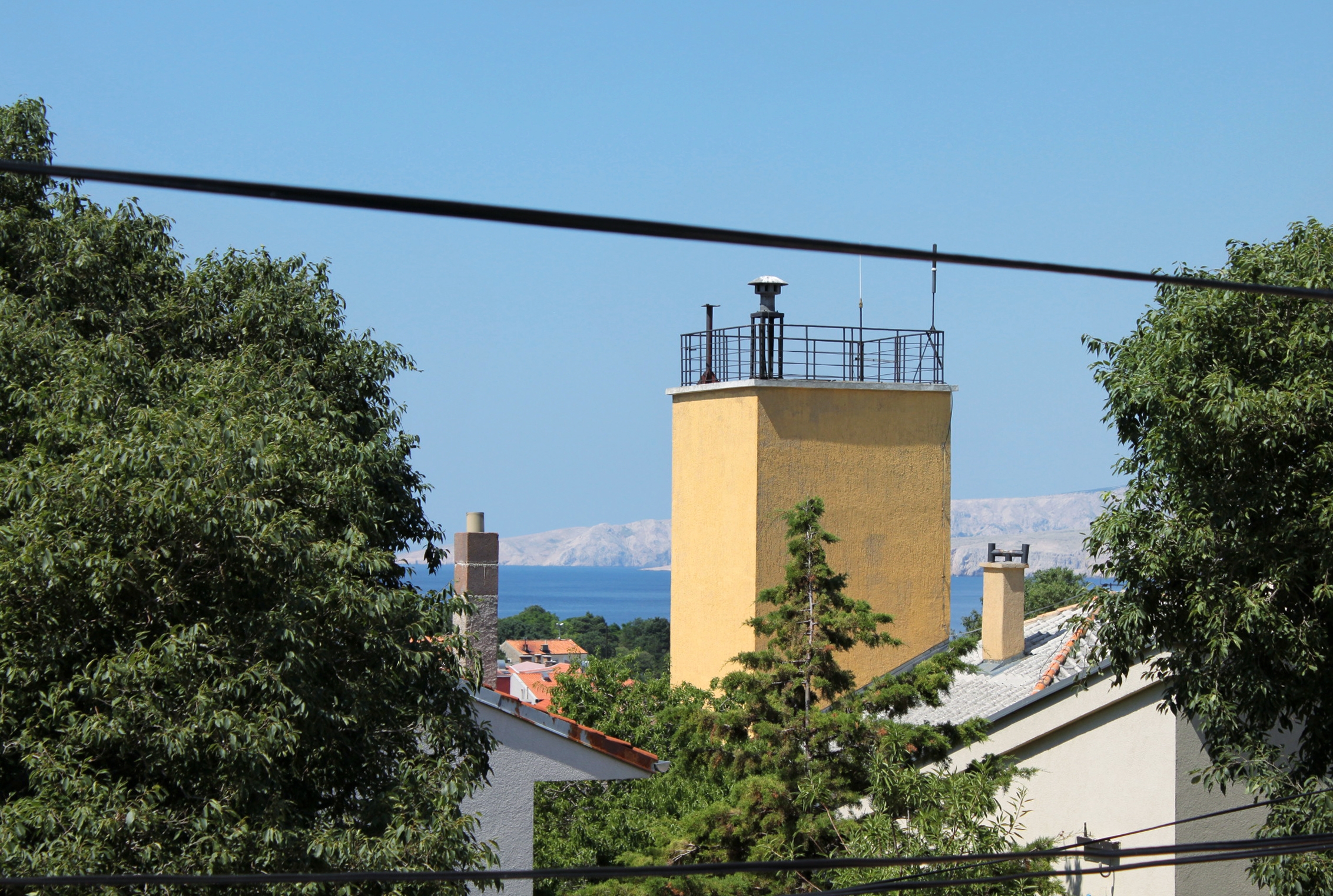 Three bedroom apartment with balcony and sea view Senj  A-a