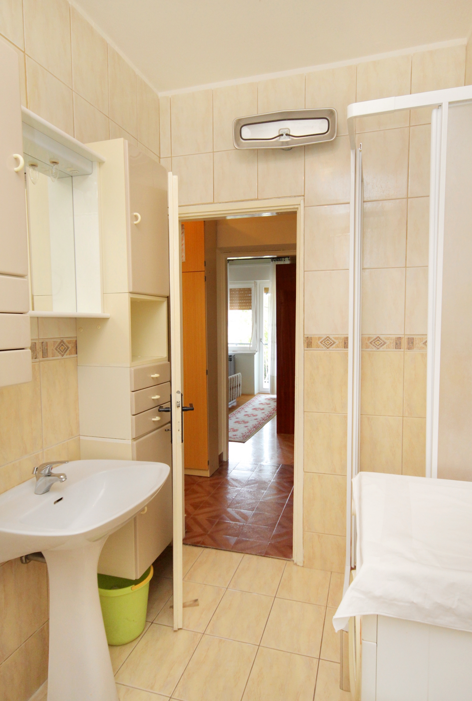 Three bedroom apartment with balcony and sea view Senj  A-a