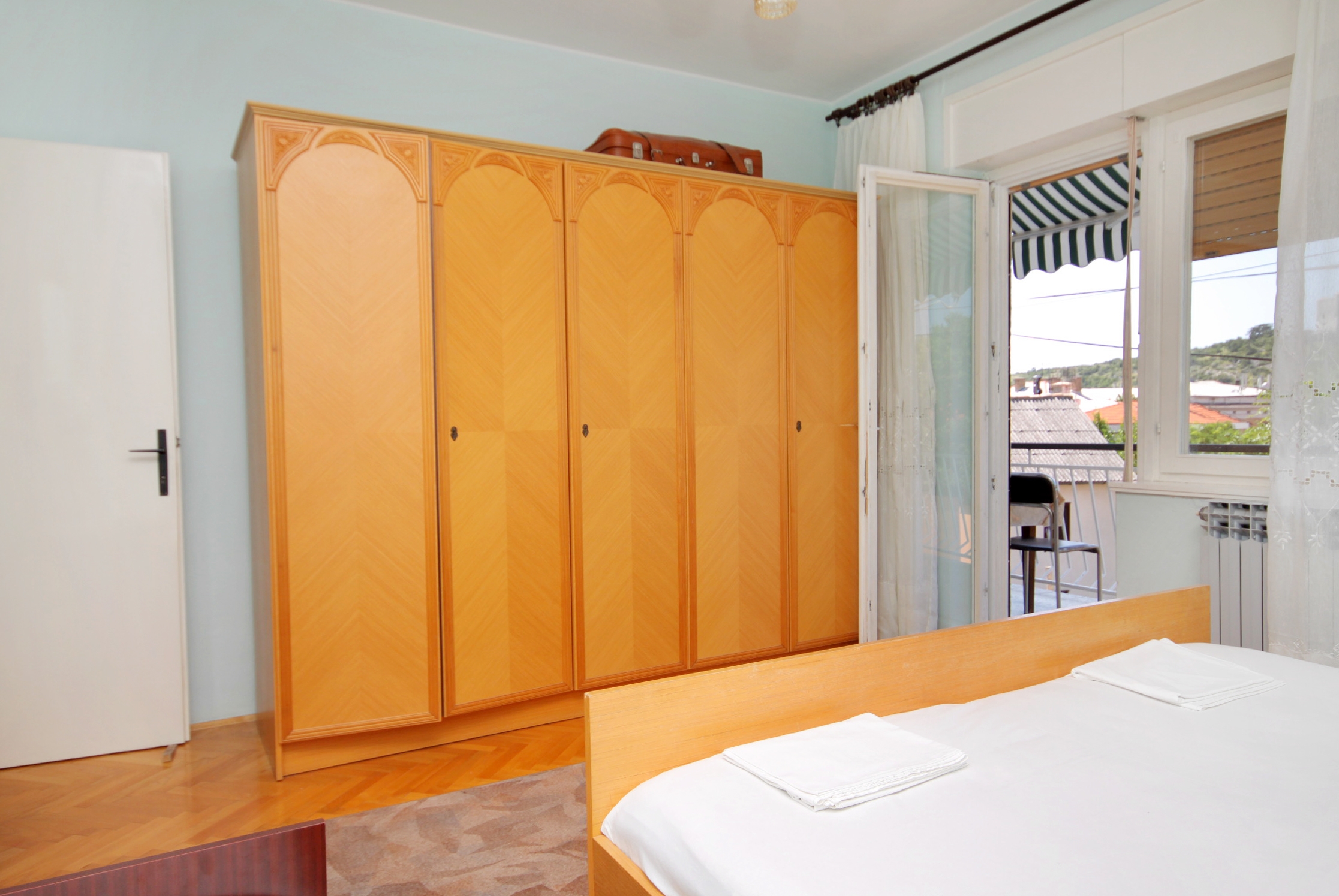 Three bedroom apartment with balcony and sea view Senj  A-a
