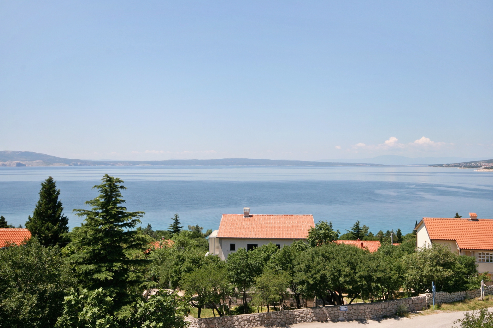One bedroom apartment with balcony and sea view Klenovica, Novi Vinodolski  A-a