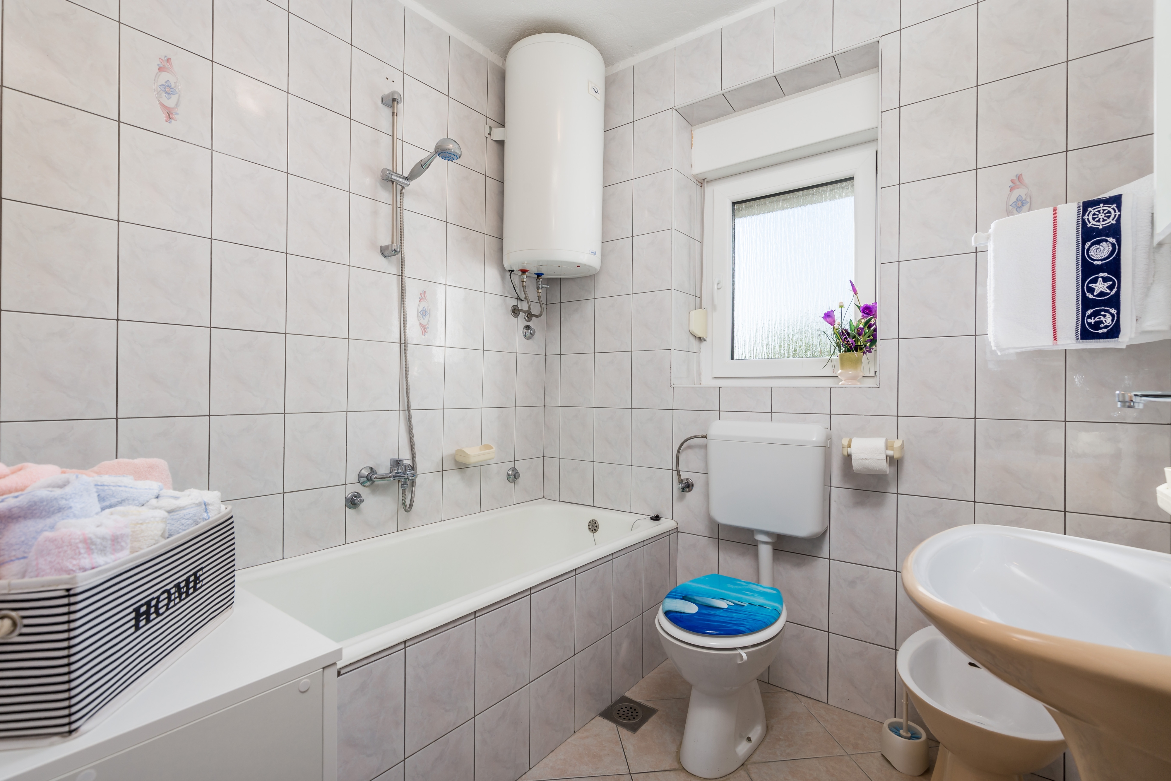 One bedroom apartment with balcony and sea view Klenovica, Novi Vinodolski  A-a