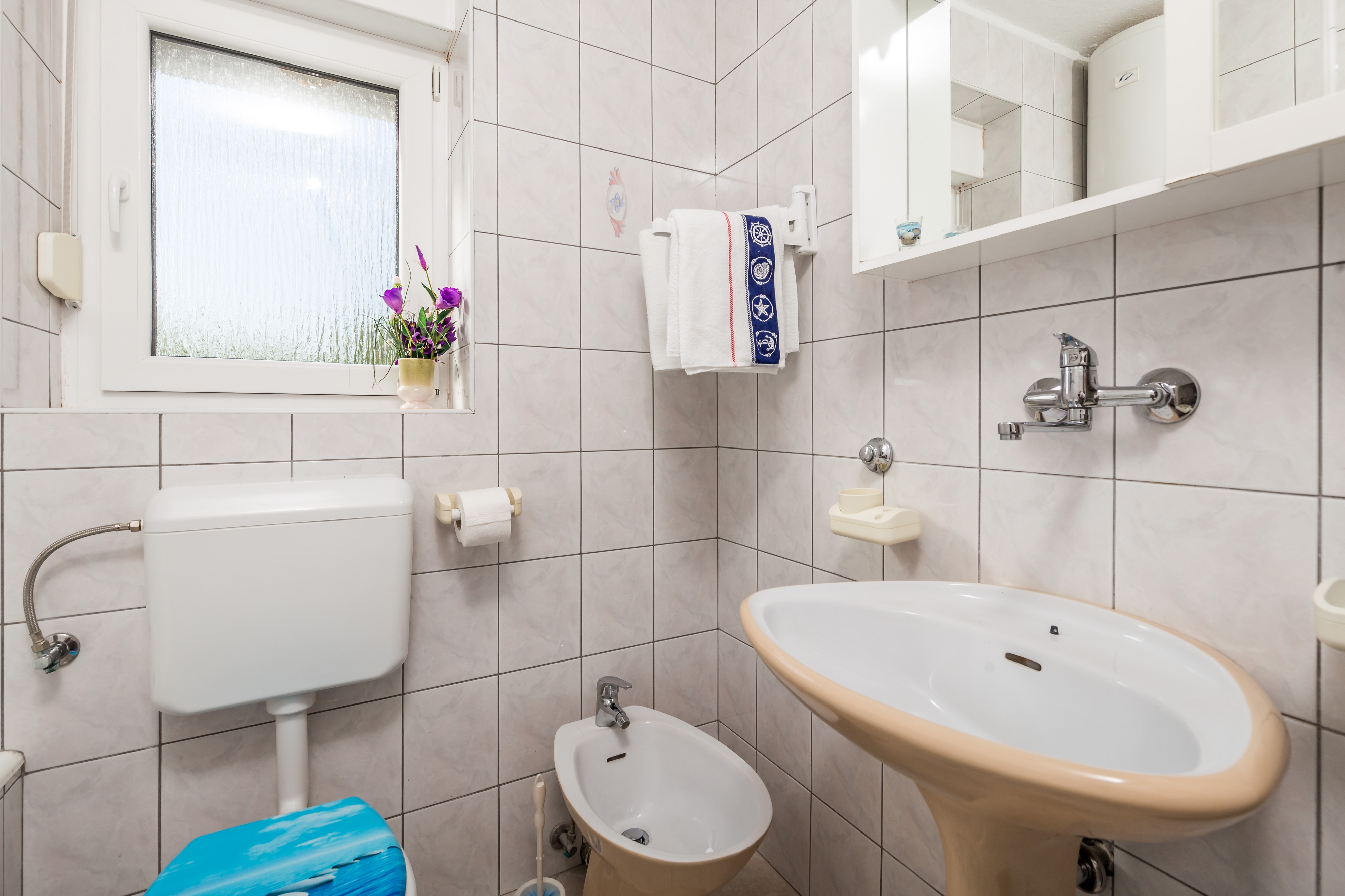 One bedroom apartment with balcony and sea view Klenovica, Novi Vinodolski  A-a
