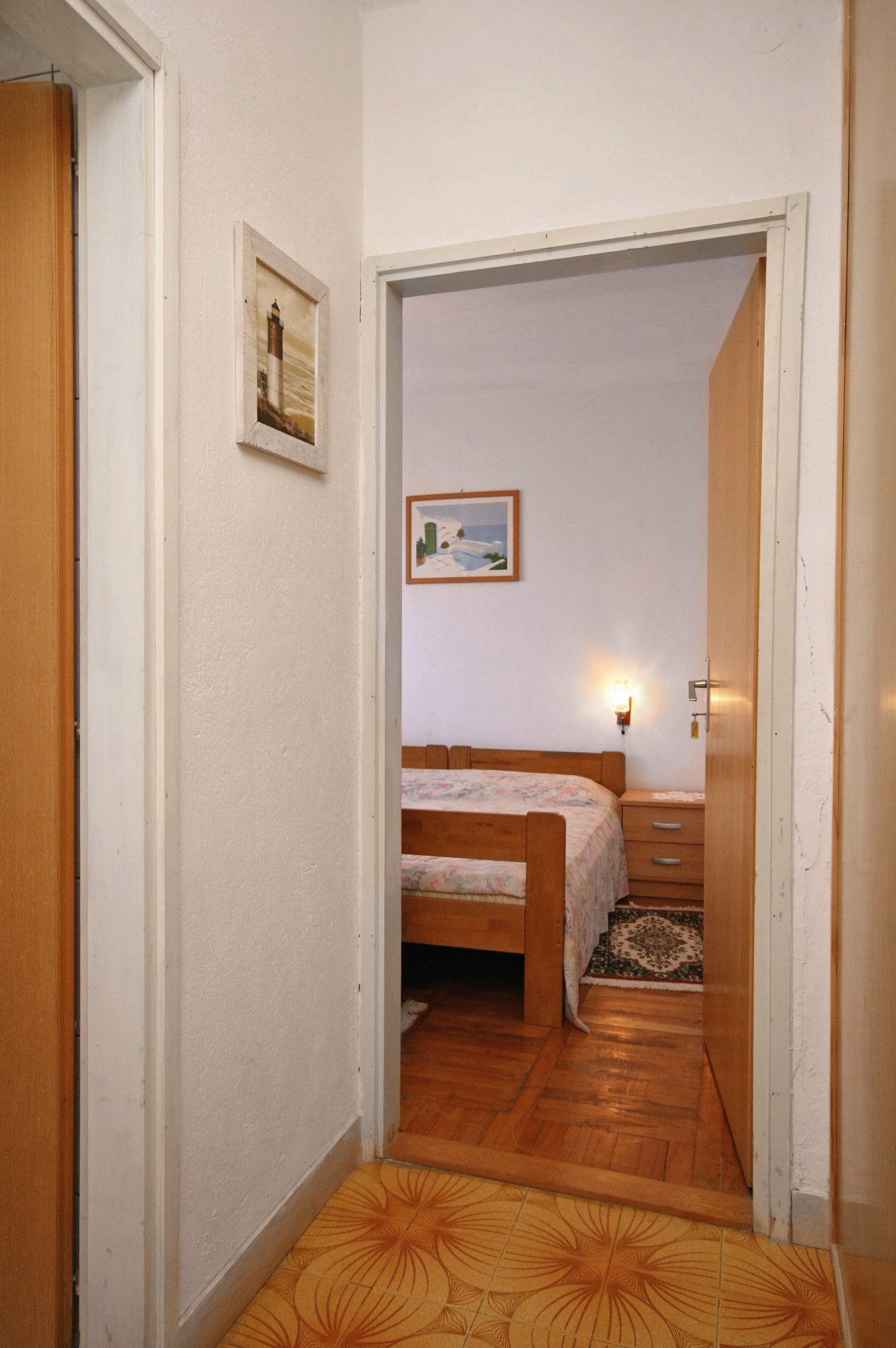One bedroom apartment with balcony and sea view Klenovica, Novi Vinodolski  A-a