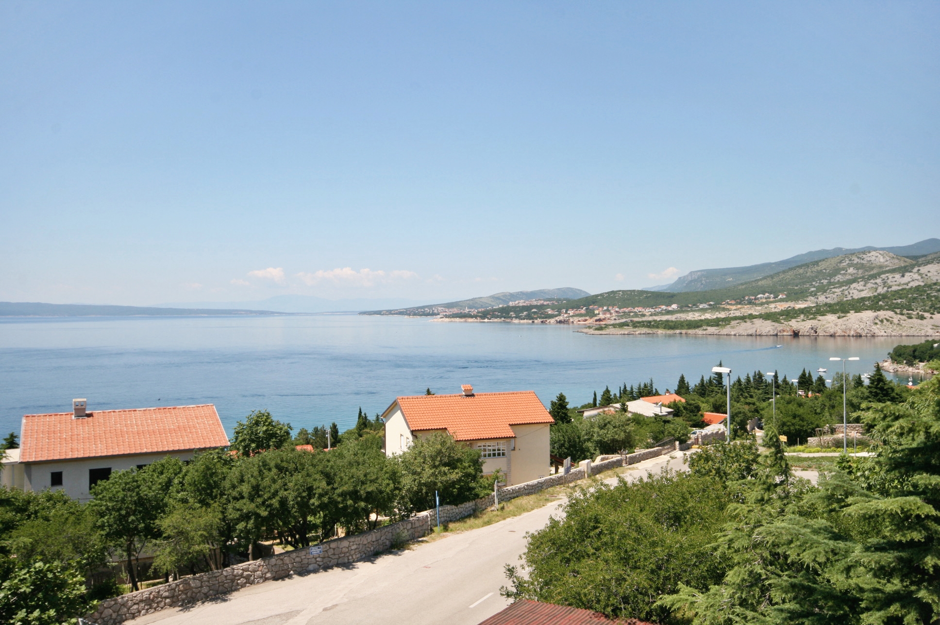 One bedroom apartment with balcony and sea view Klenovica, Novi Vinodolski  A-b