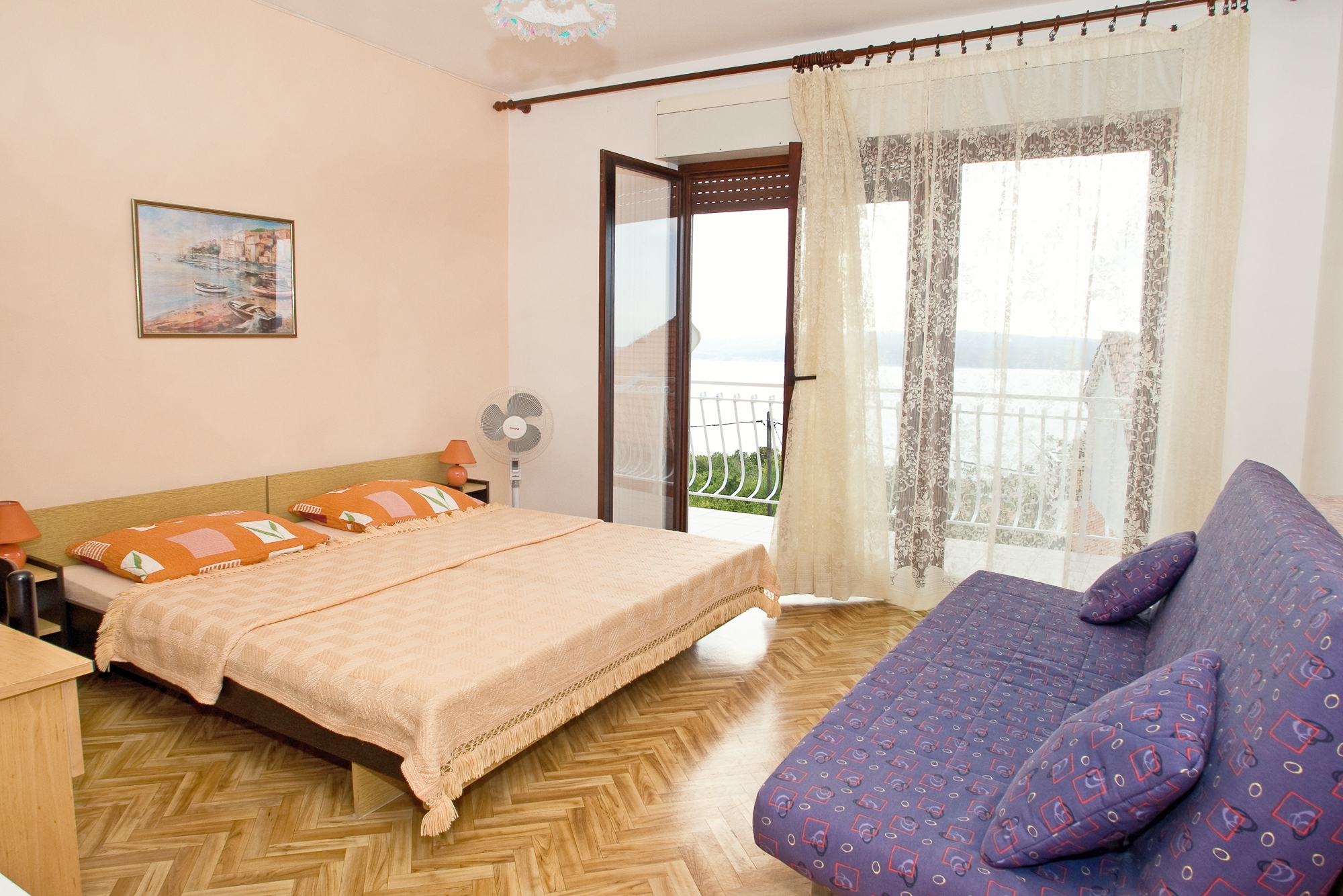Three bedroom apartment with terrace and sea view Dramalj, Crikvenica  A-b