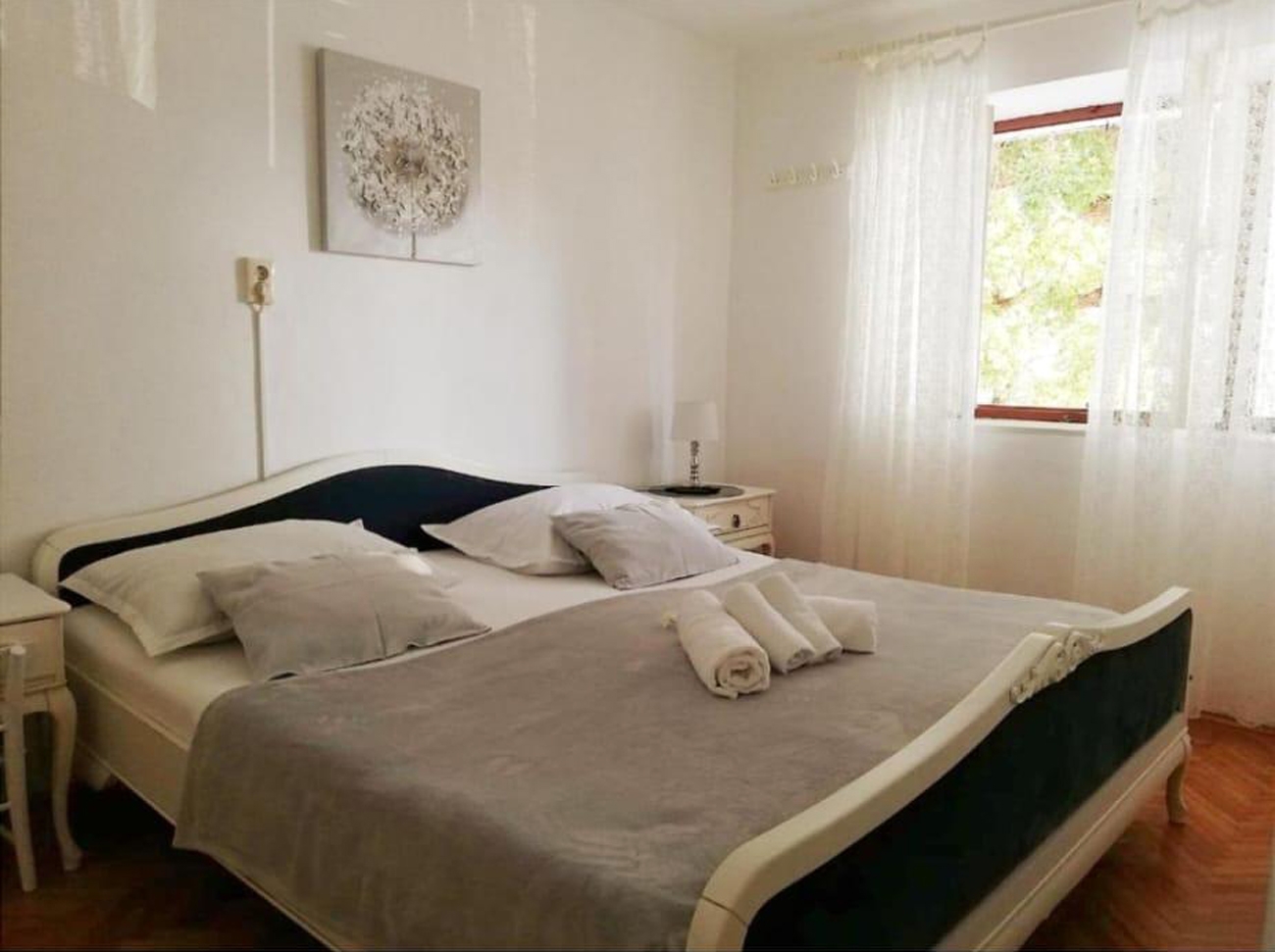 One bedroom apartment with terrace and sea view Klenovica, Novi Vinodolski  A-c