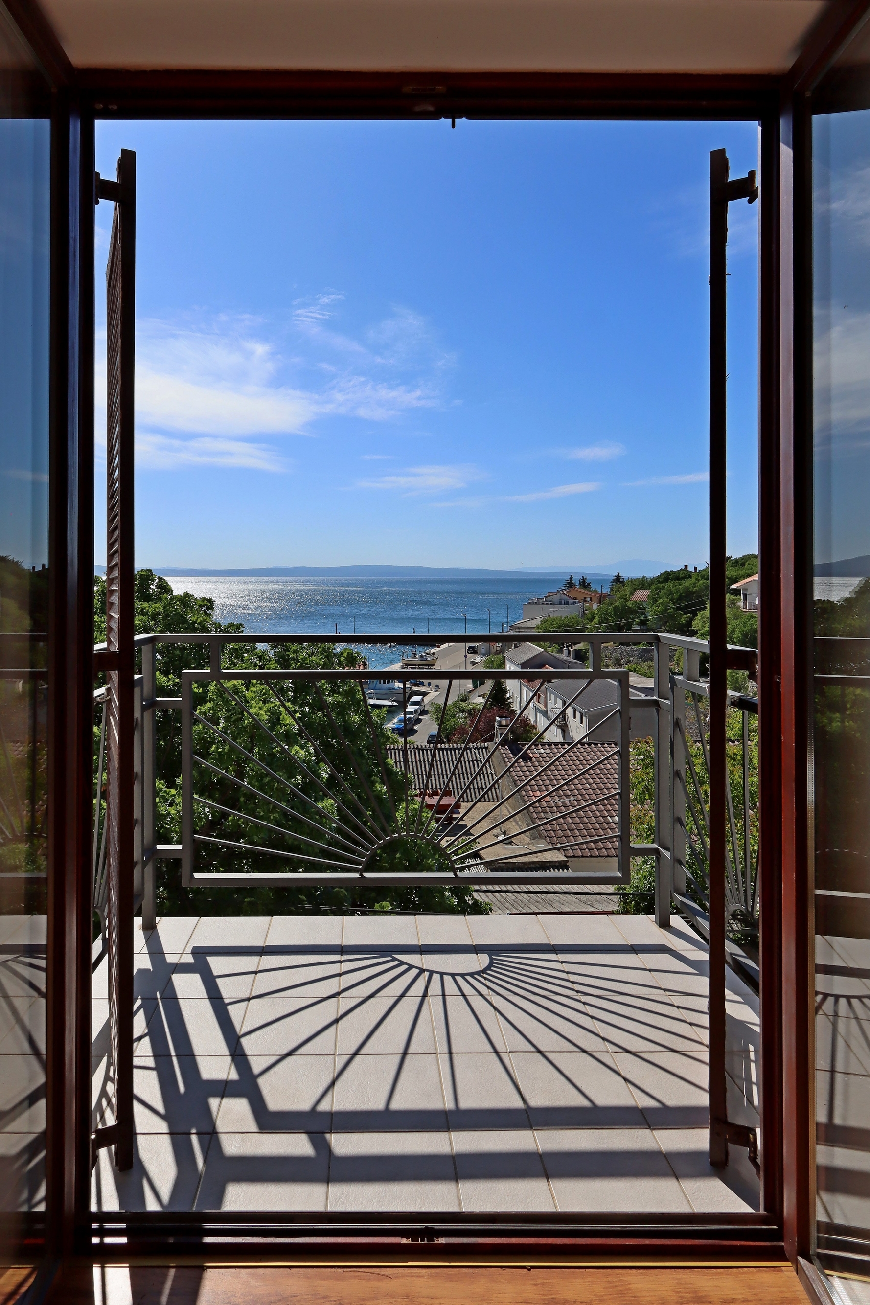 Two bedroom apartment with terrace and sea view Klenovica, Novi Vinodolski  A-b