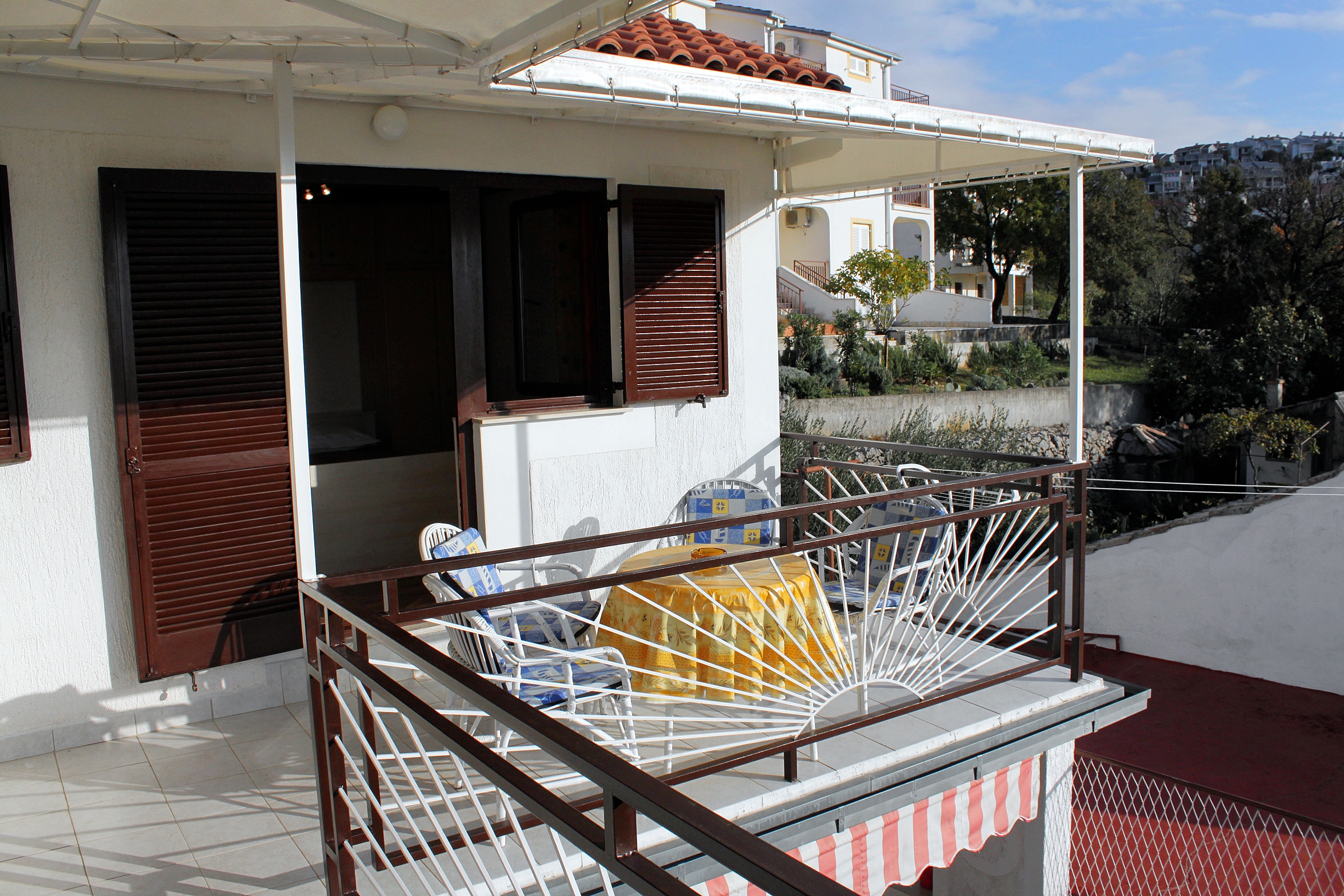 Two bedroom apartment with terrace and sea view Klenovica, Novi Vinodolski  A-b