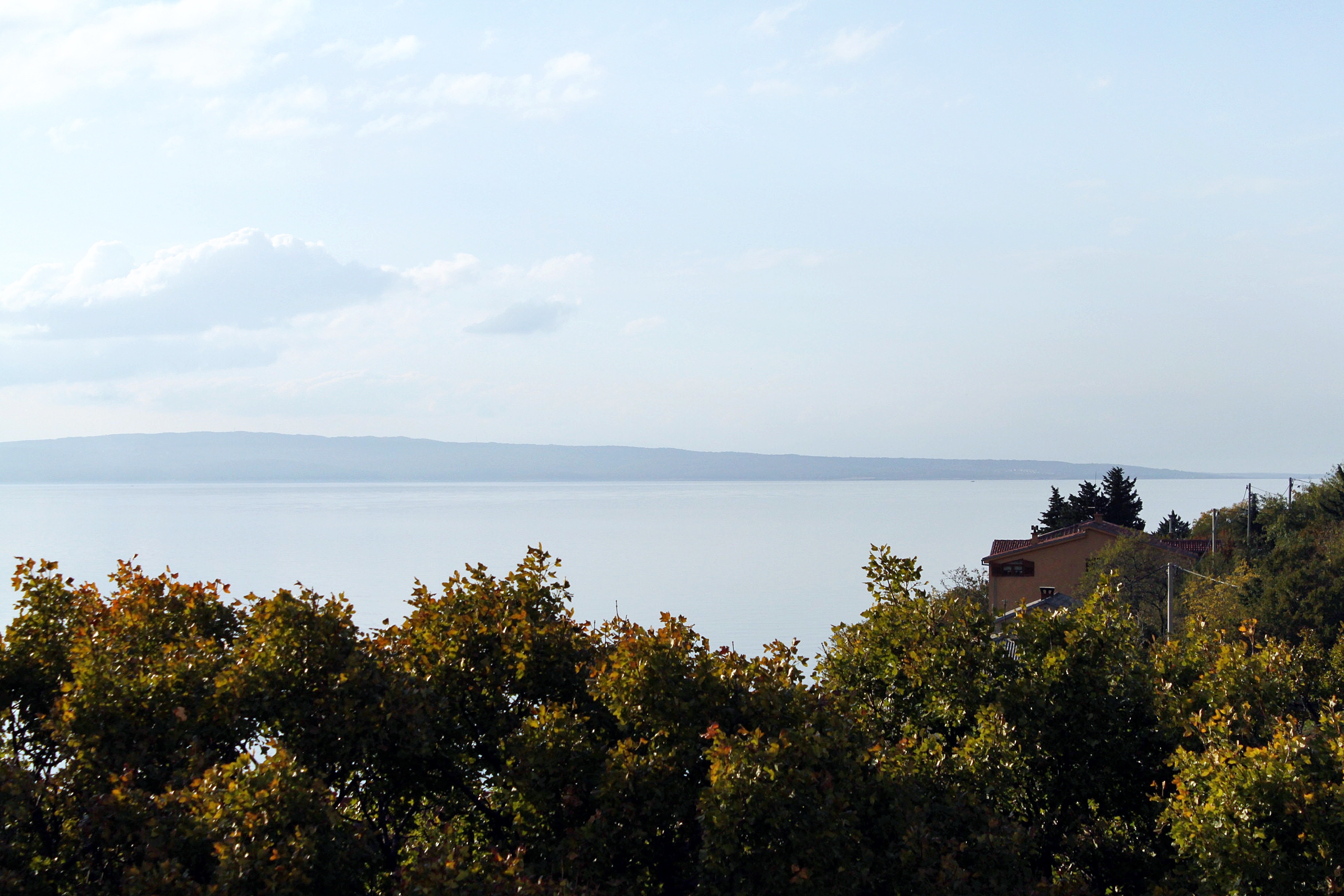 Two bedroom apartment with terrace and sea view Klenovica, Novi Vinodolski  A-b
