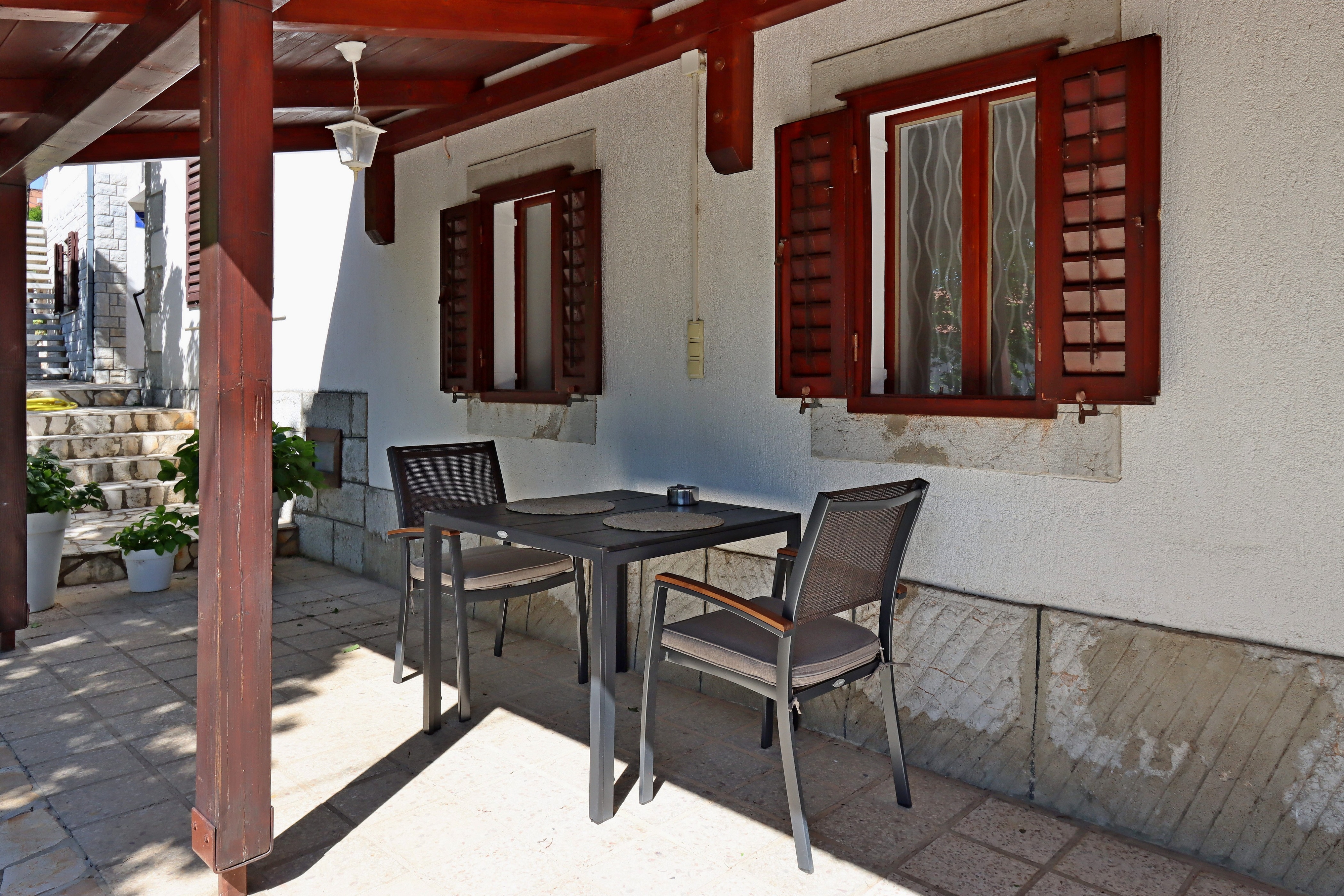 One bedroom apartment with terrace Klenovica, Novi Vinodolski  A-c