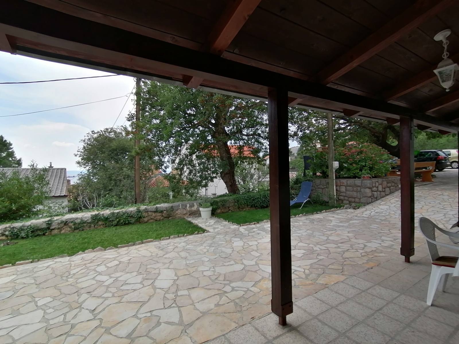 One bedroom apartment with terrace Klenovica, Novi Vinodolski  A-c