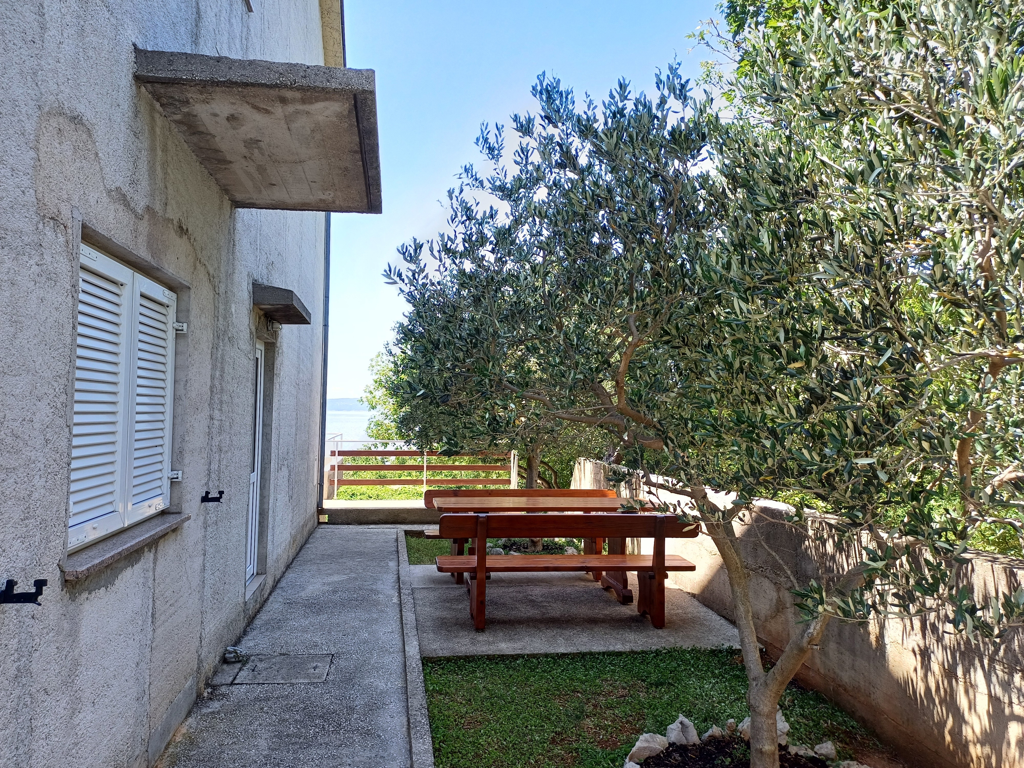 Two bedroom apartment with terrace and sea view Klenovica, Novi Vinodolski  A-a