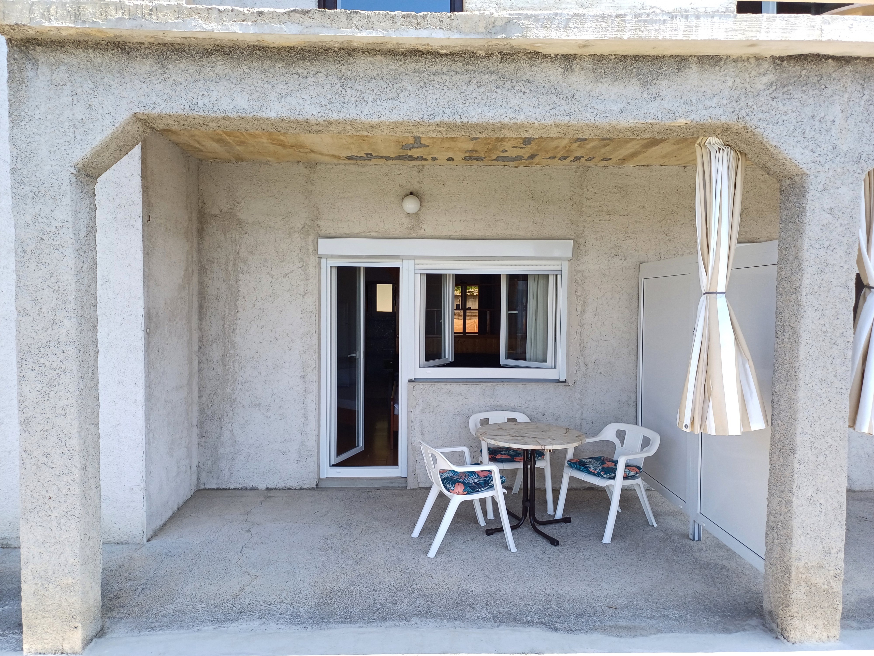 Studio flat with terrace and sea view Klenovica, Novi Vinodolski  AS-b