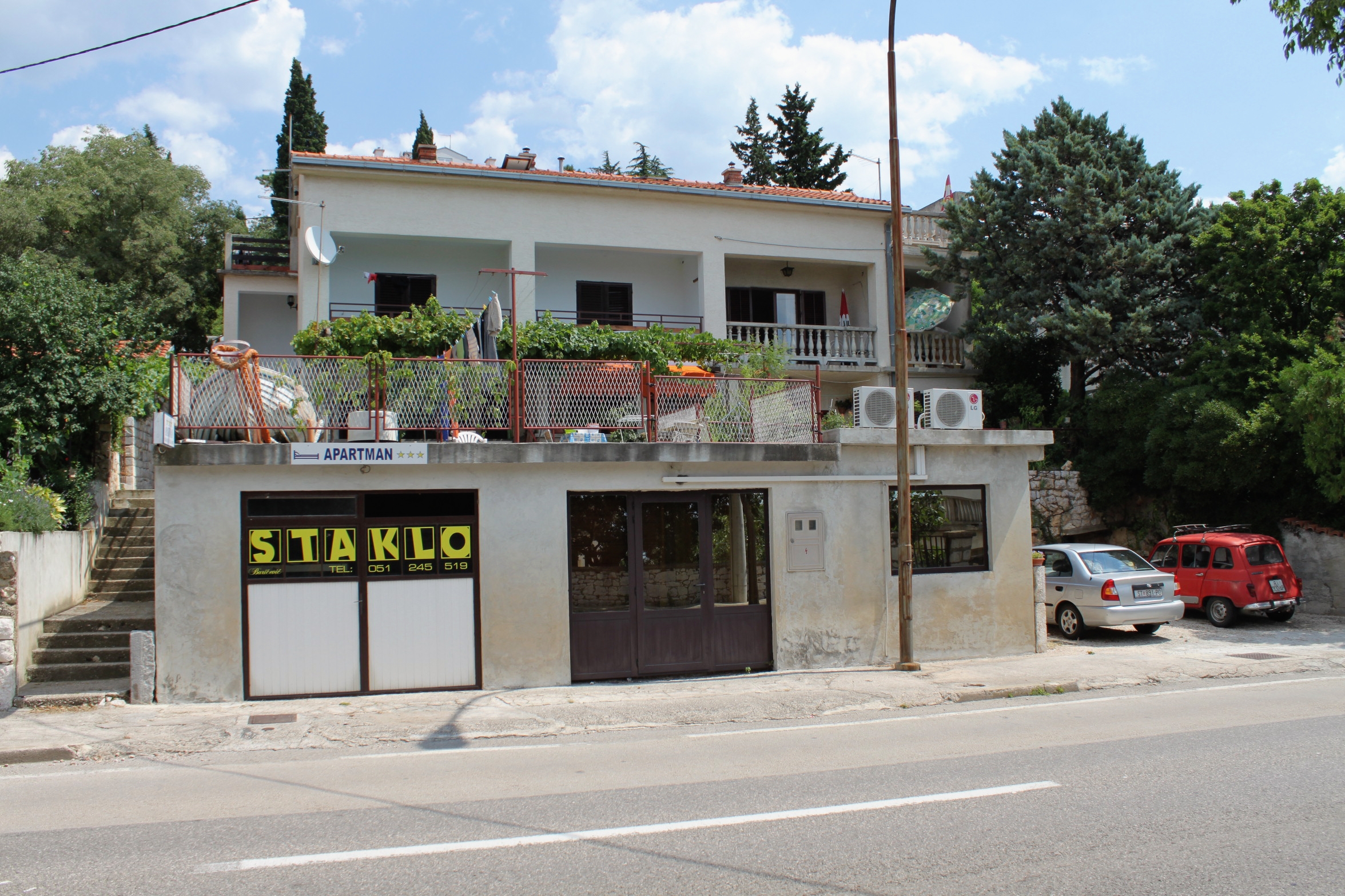 One bedroom apartment with balcony and sea view Novi Vinodolski (A-5582-a)