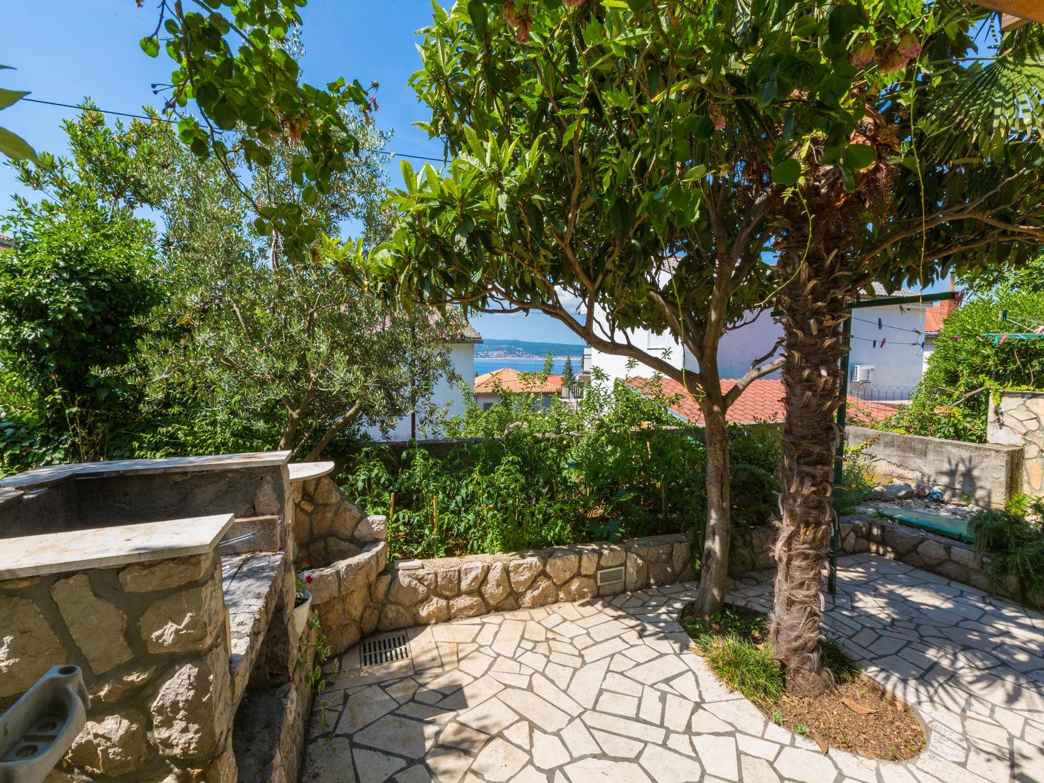 Two bedroom apartment with terrace and sea view Crikvenica  A-a