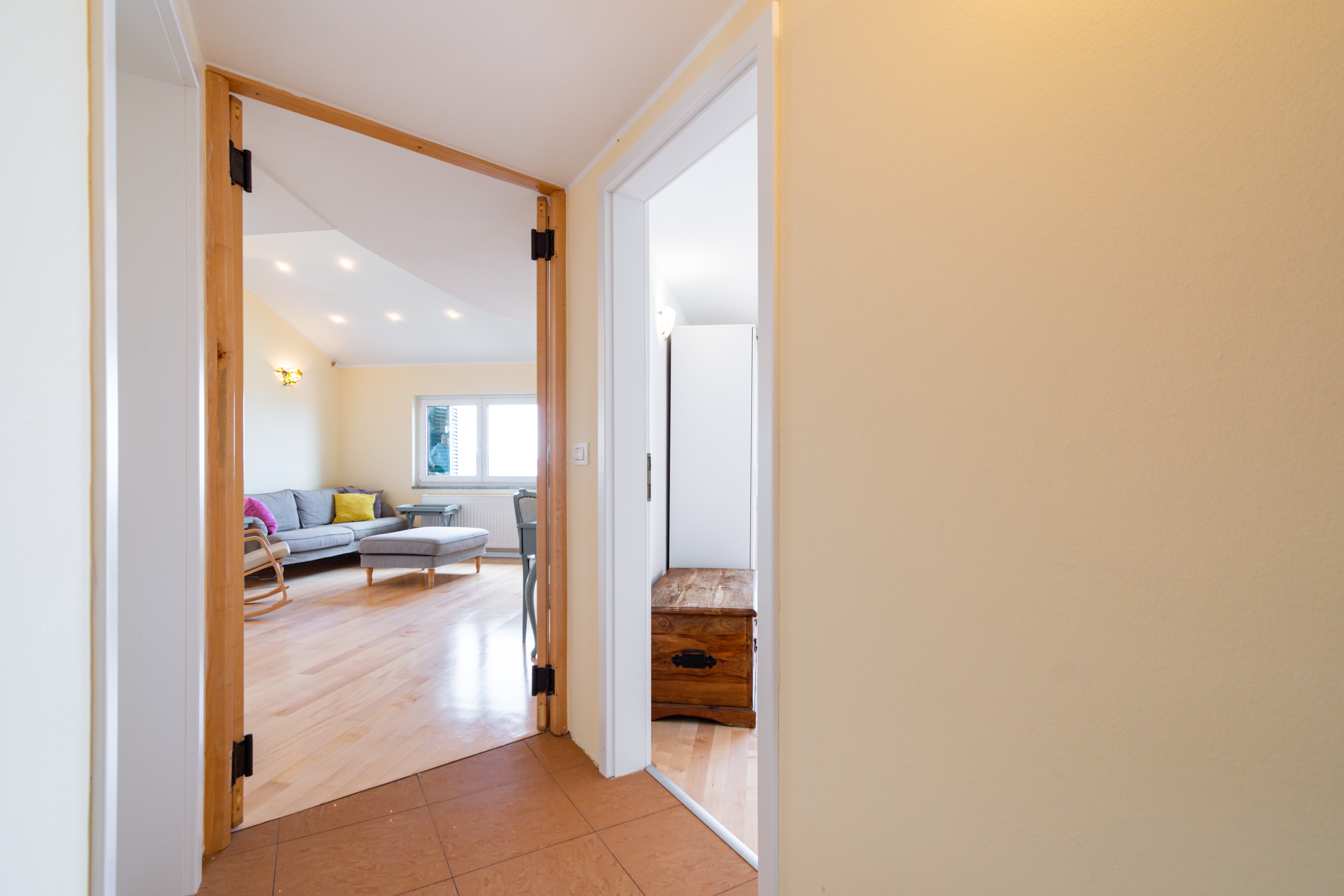 Two bedroom apartment with balcony and sea view Crikvenica  A-c