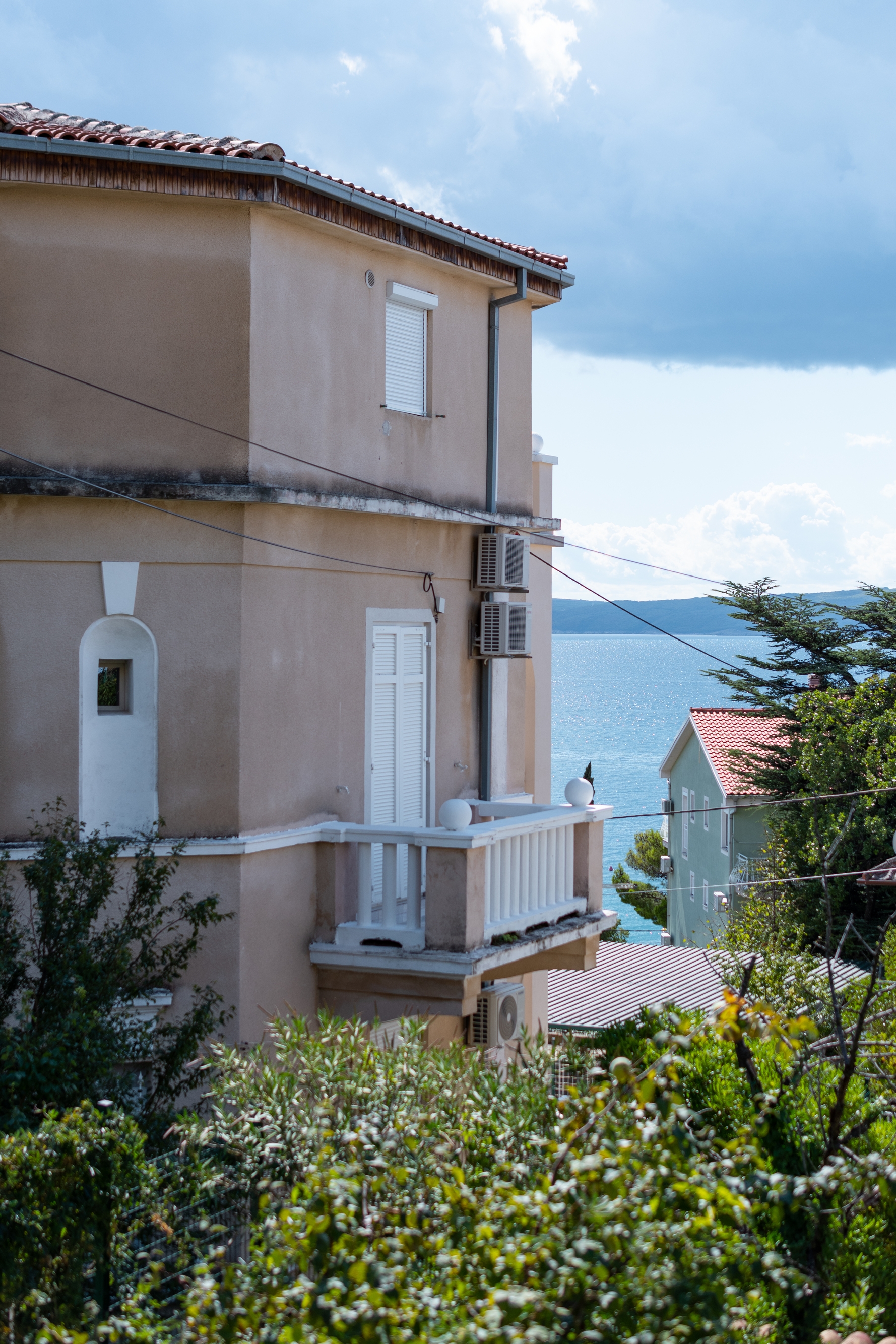 Studio flat with terrace and sea view Crikvenica  AS-a