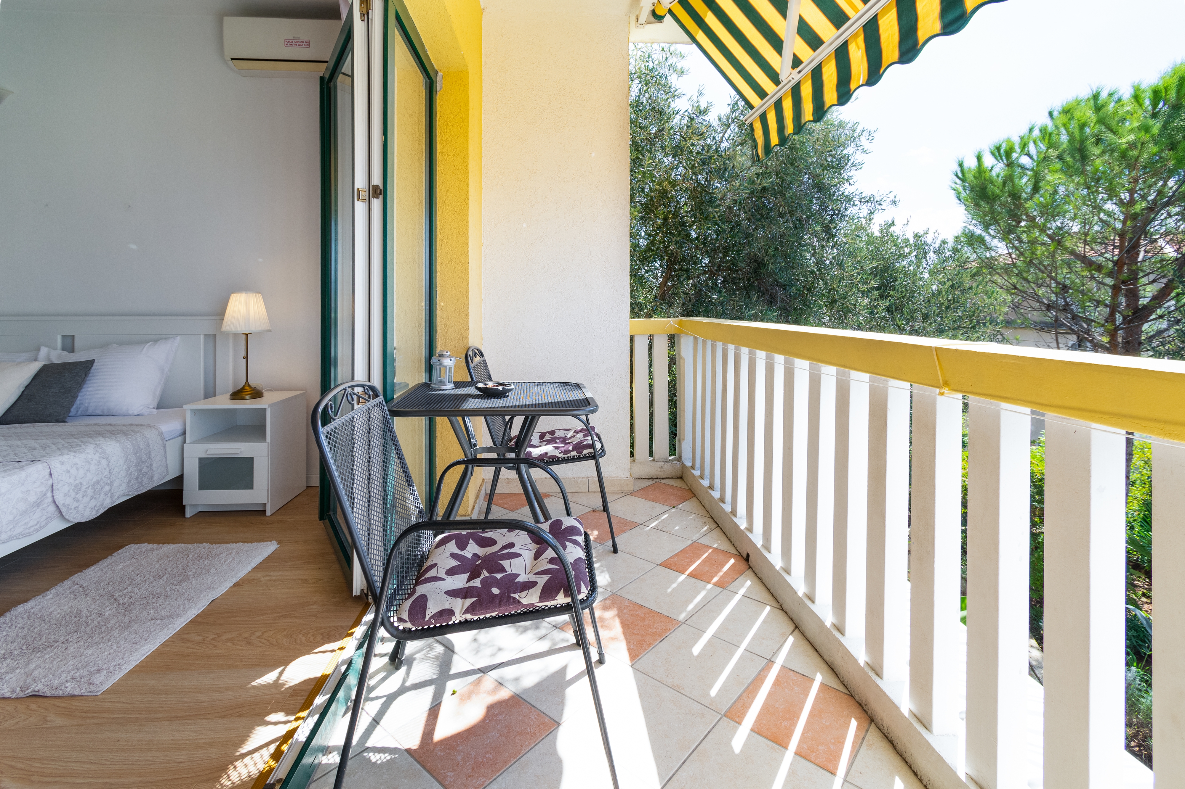 Studio flat with balcony and sea view Crikvenica  AS-b