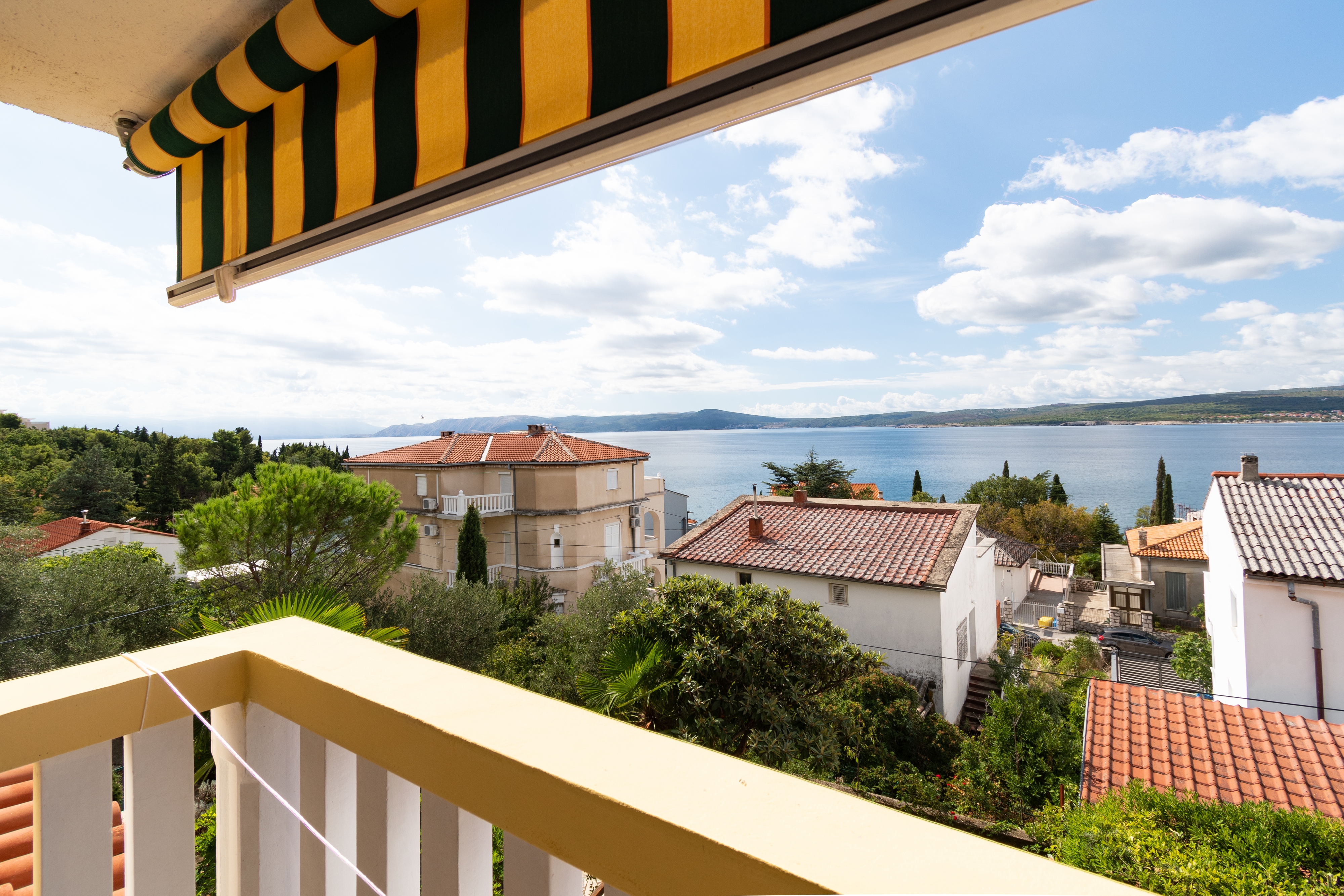 Studio flat with terrace and sea view Crikvenica  AS-c