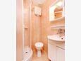 Bathroom 1 Tri Žala, Bathroom 1 in the apartment, (pet friendly) and WiFi.