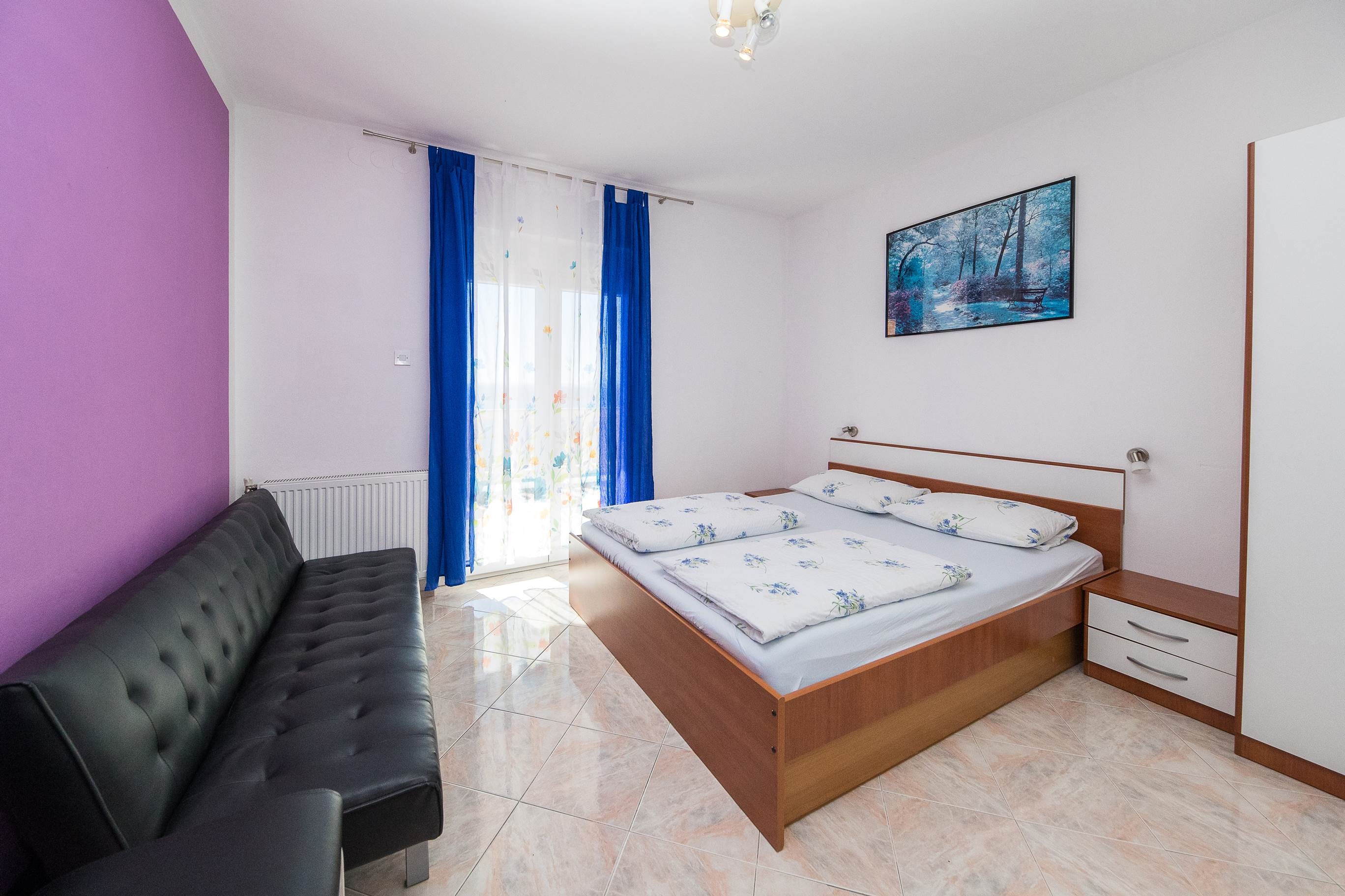 Three bedroom apartment with terrace and sea view Dramalj, Crikvenica  A-c